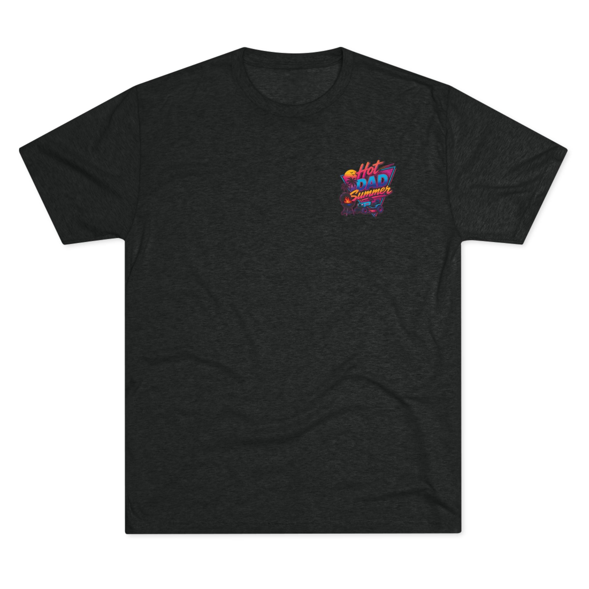 Hot Dad Summer Rock Shirt - NextLevel Tri-Blend Crew Tee