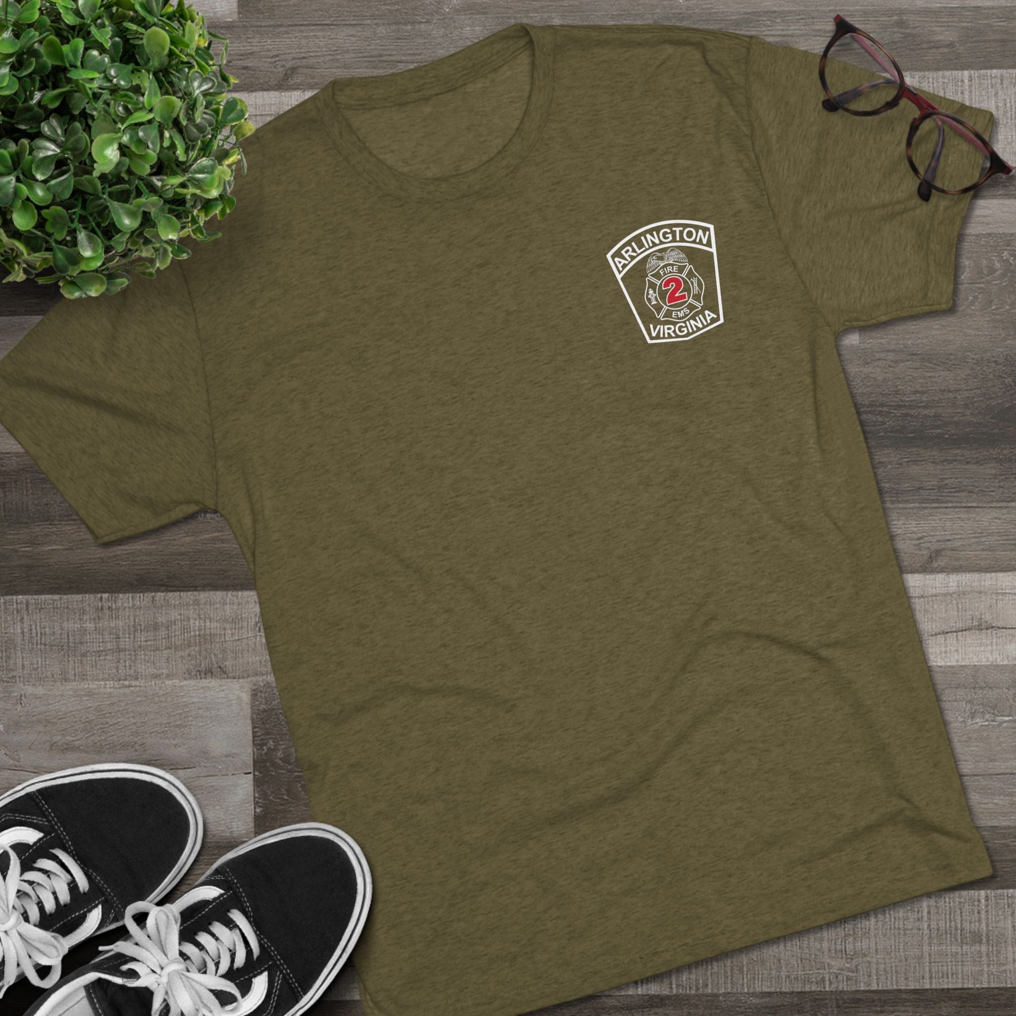 Engine 2 Ballston - NextLevel Tri-Blend Crew Tee