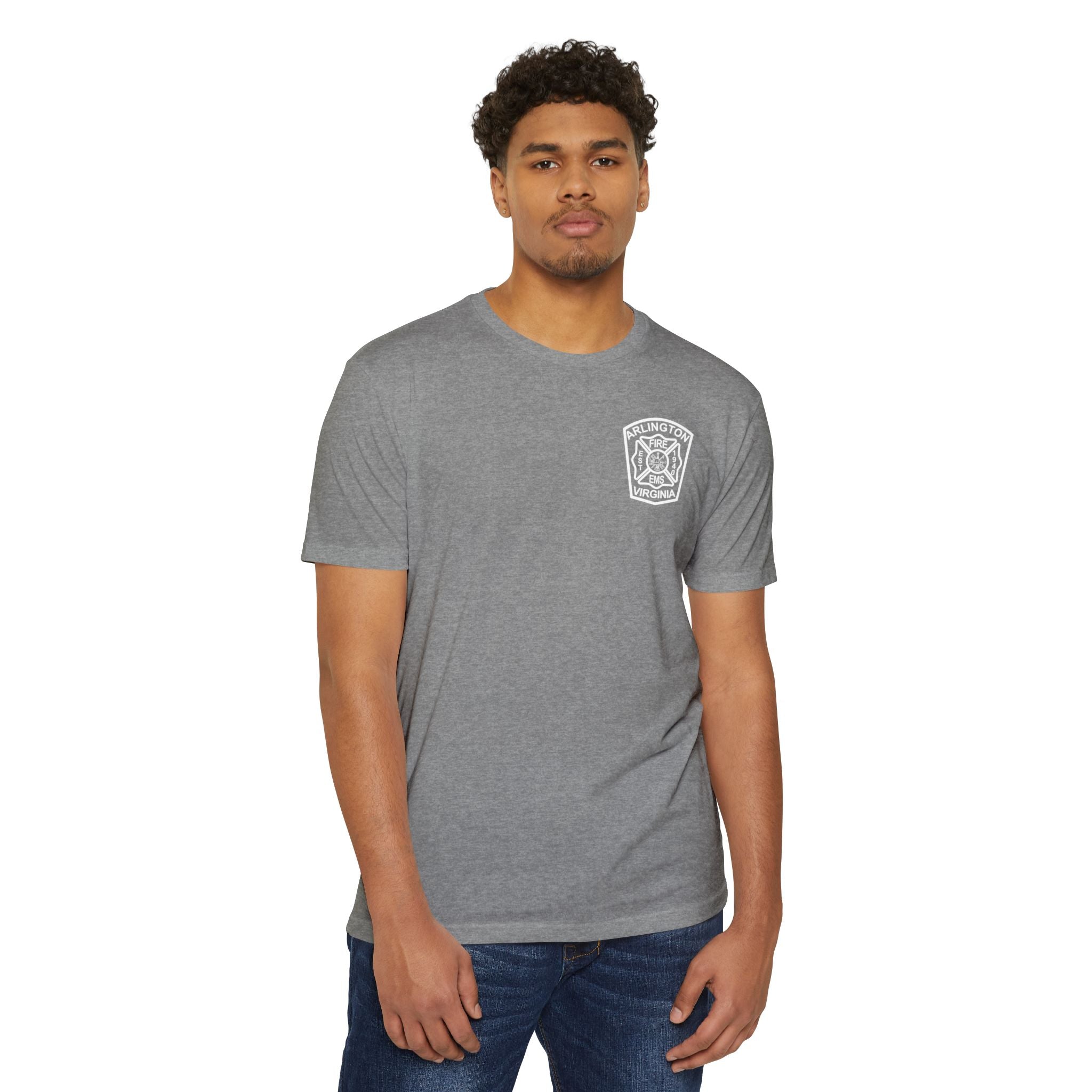 ACFD Firefighter - 60% cotton / 40% polyester Unisex CVC Jersey T-shirt
