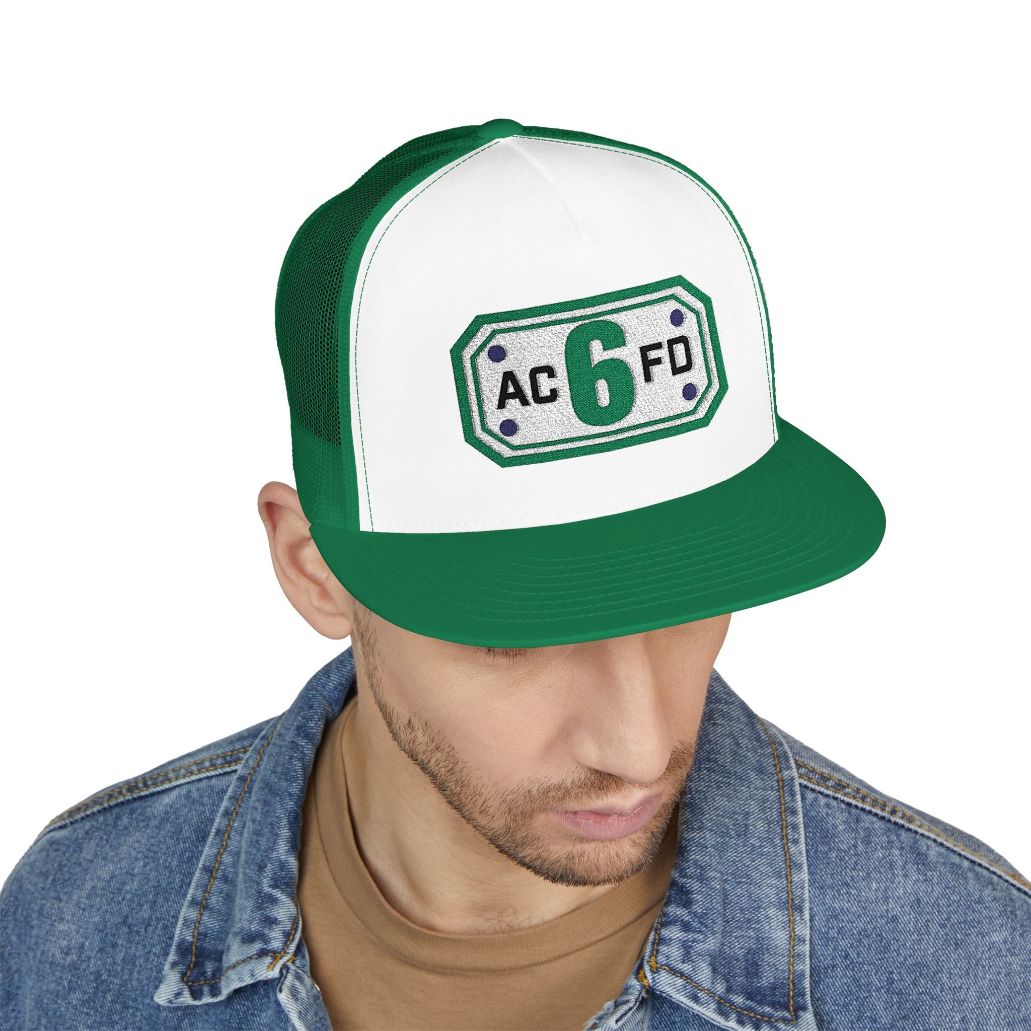 Arlington Truck 6 (requested different style hat) - 5 Panel Trucker Cap (Embroidery)
