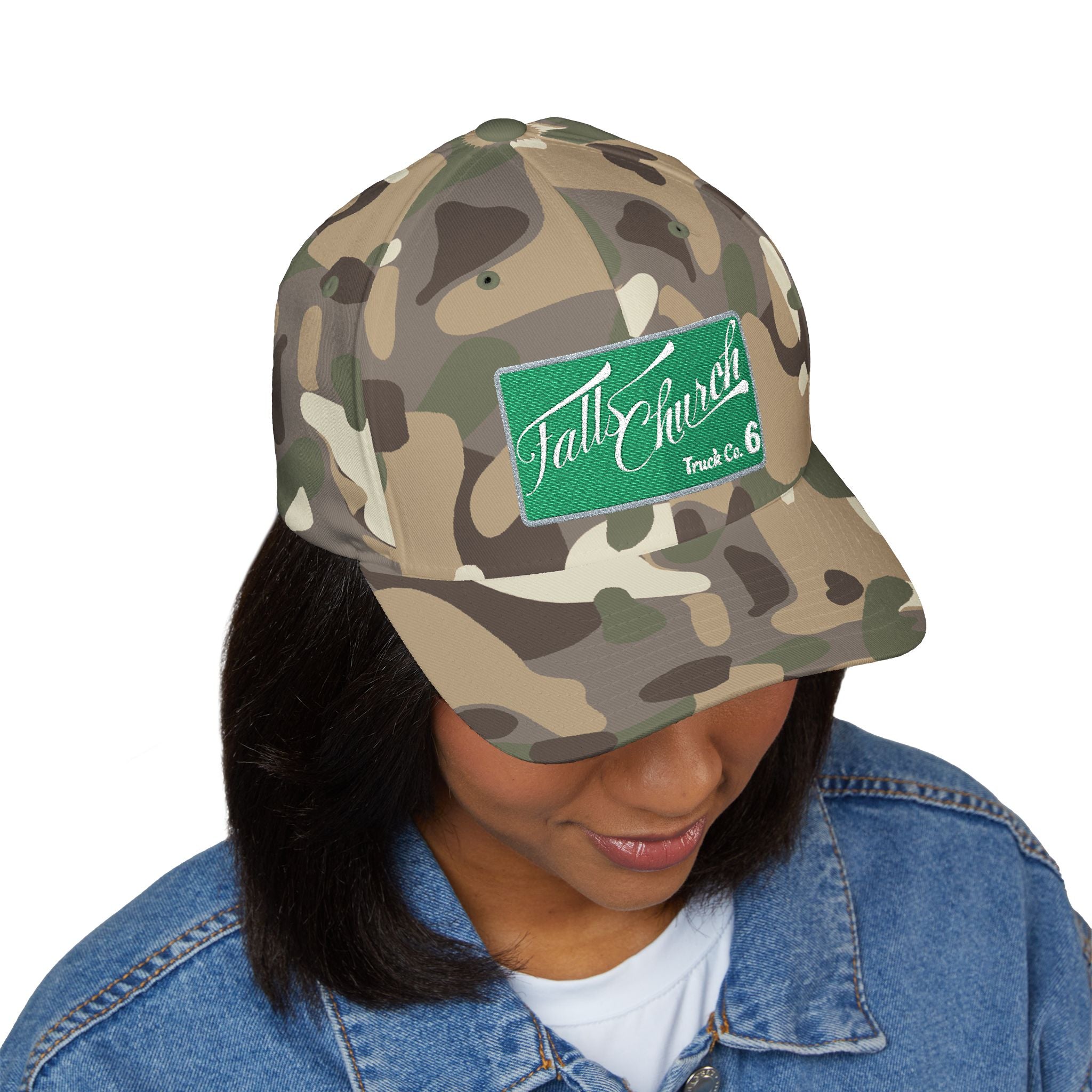 Arlington Falls Church Truck 6 - FLEXFIT Closed-Back Structured Cap (Embroidery)