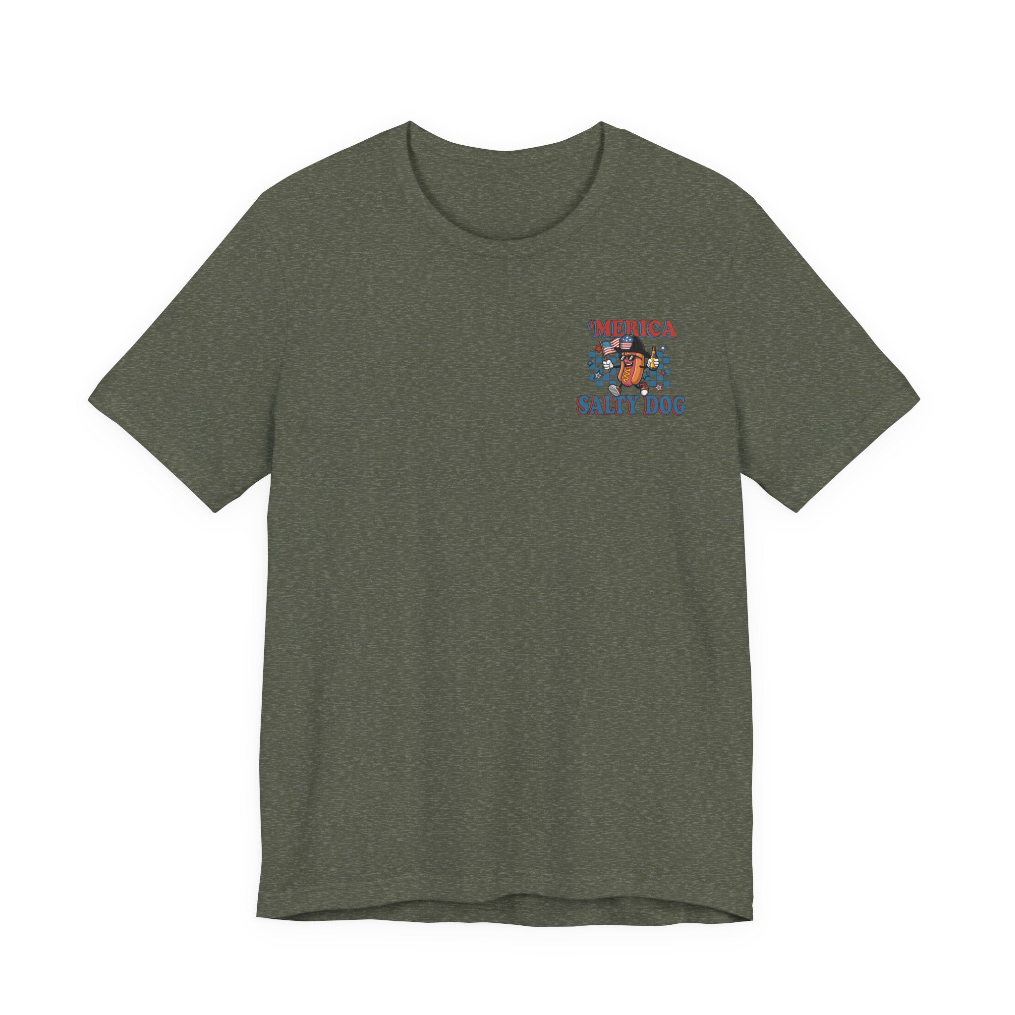 Salty Dog 'Merica Shirt - Bella-Canva Soft Jersey Short Sleeve Tee
