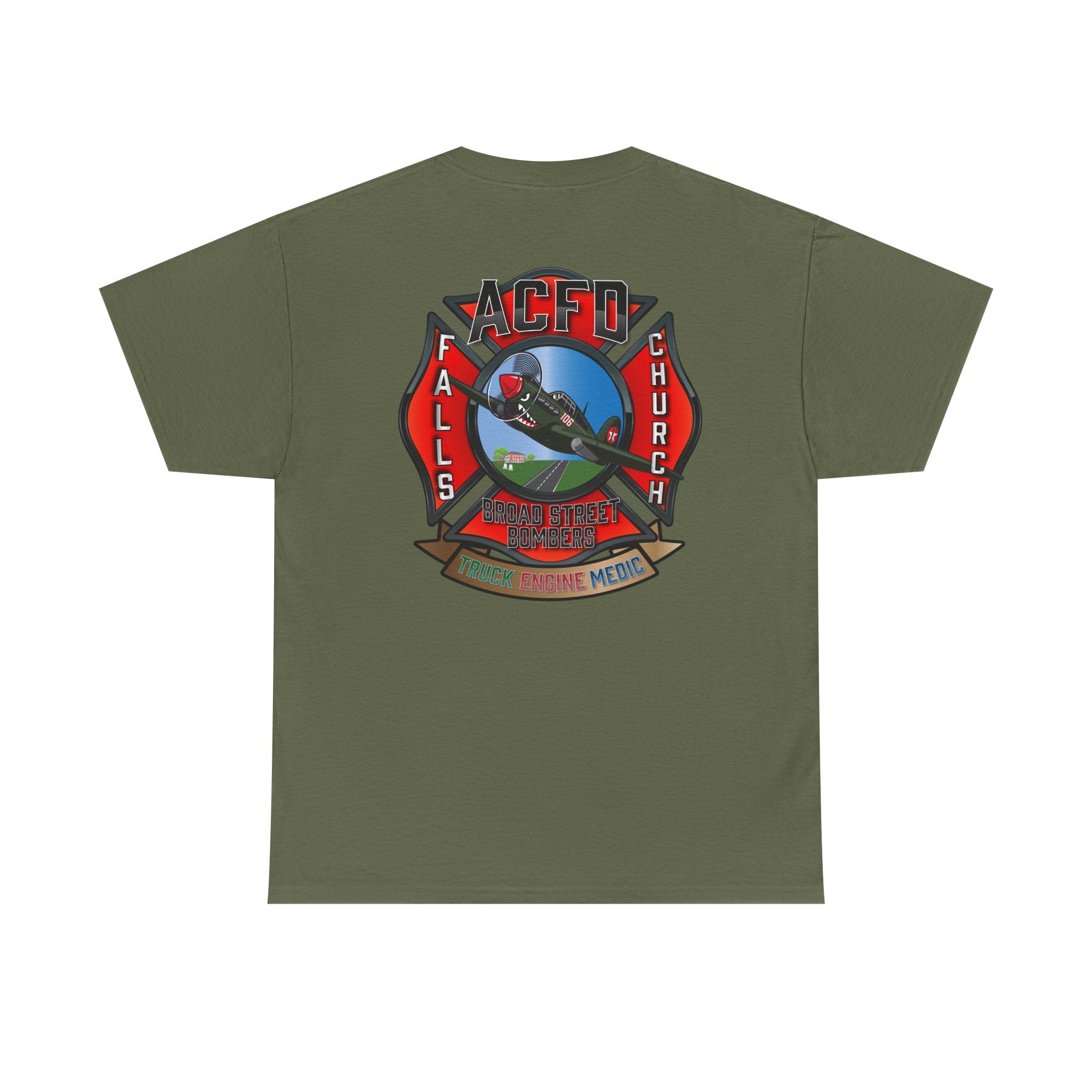 Heavy Cotton Unisex Tee - Station 6 Broadstreet Bombers