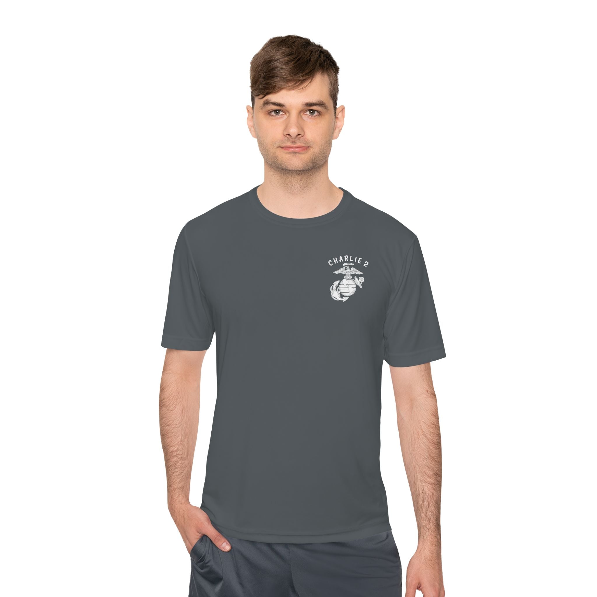 Charlie 2 Ronin (white logo) - Unisex Moisture Wicking Tee