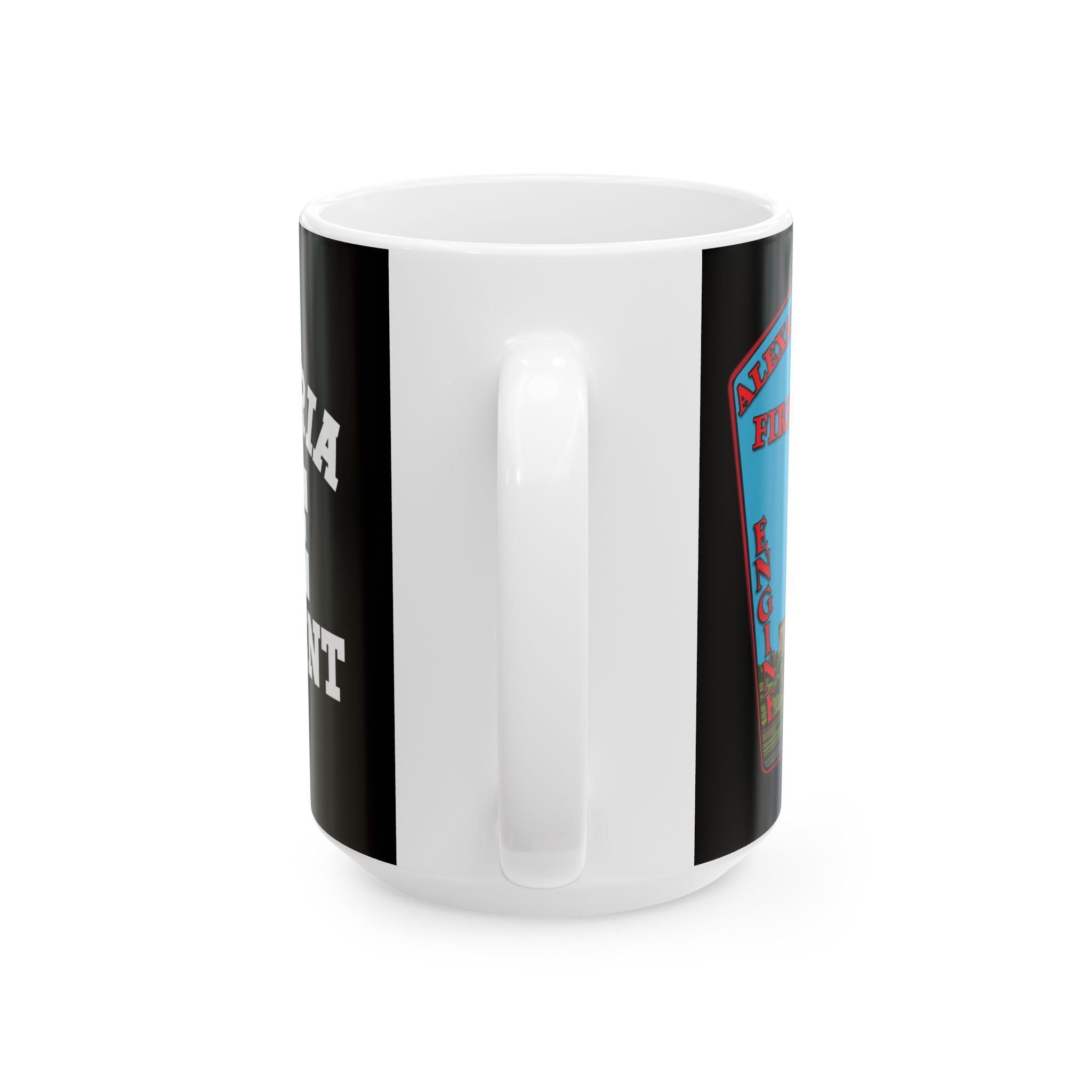 Alexandria Fire Station 5  - Black Mug, (11oz, 15oz)