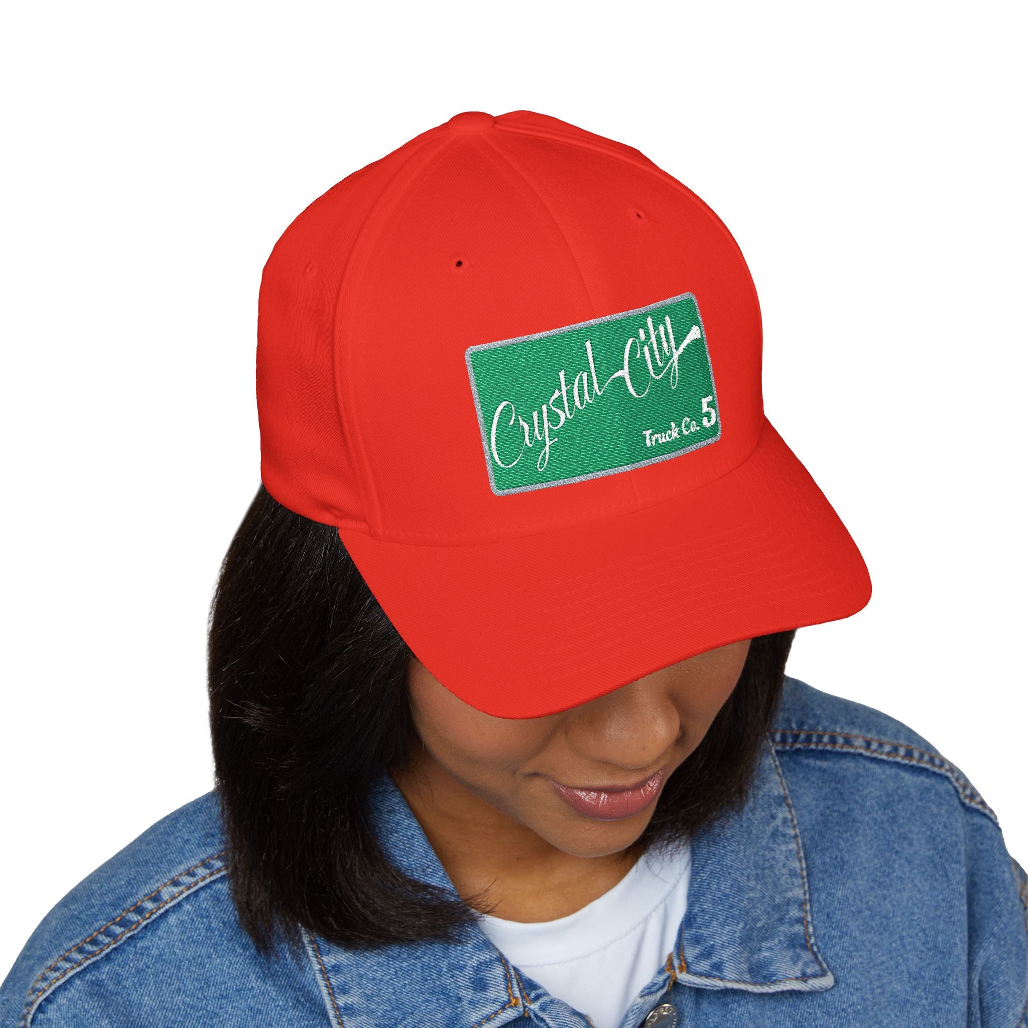 Arlington Crystal City Truck 5 - FLEXFIT Closed-Back Structured Cap (Embroidery)