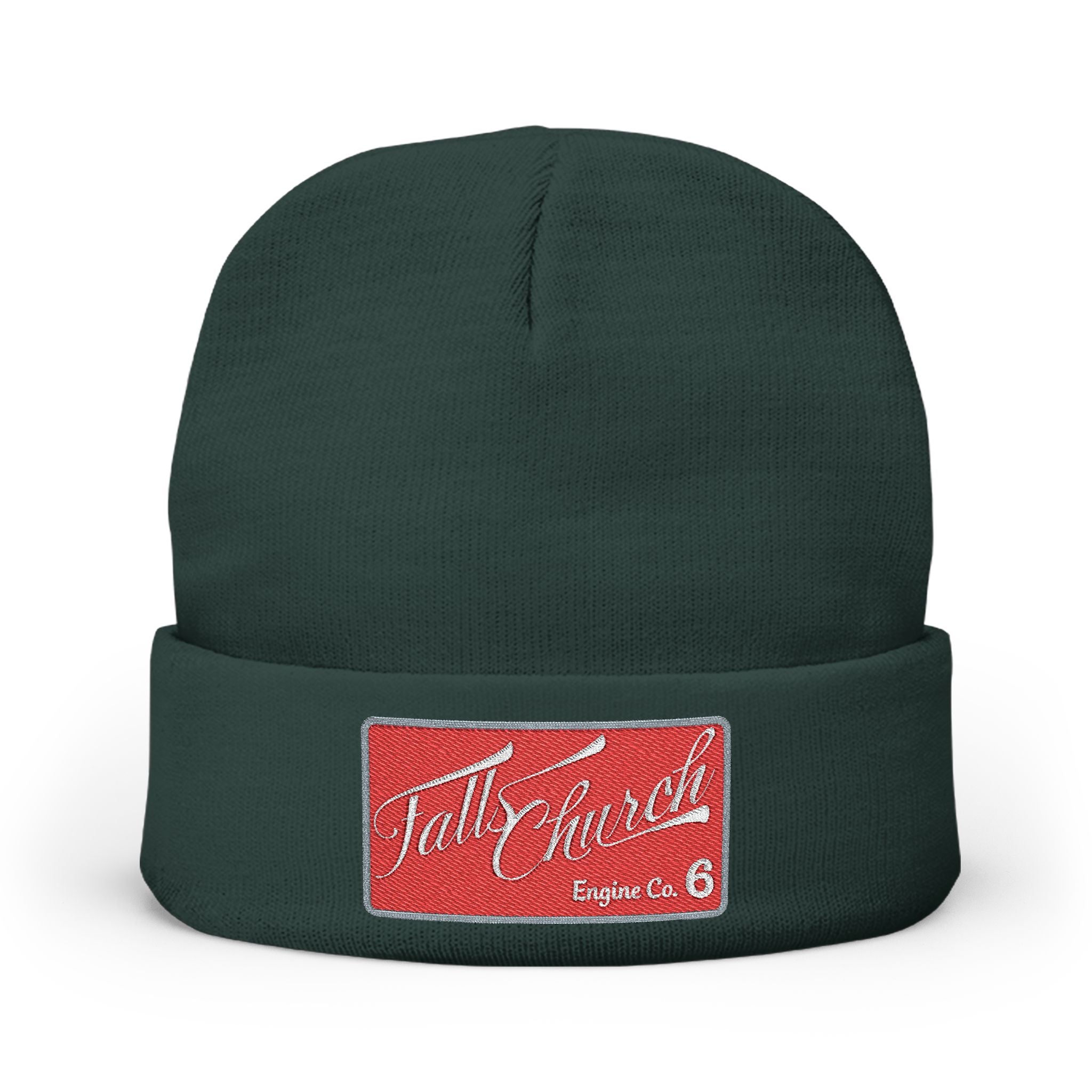 Arlington Falls Church Engine 6 - Knit Beanie (Embroidery)