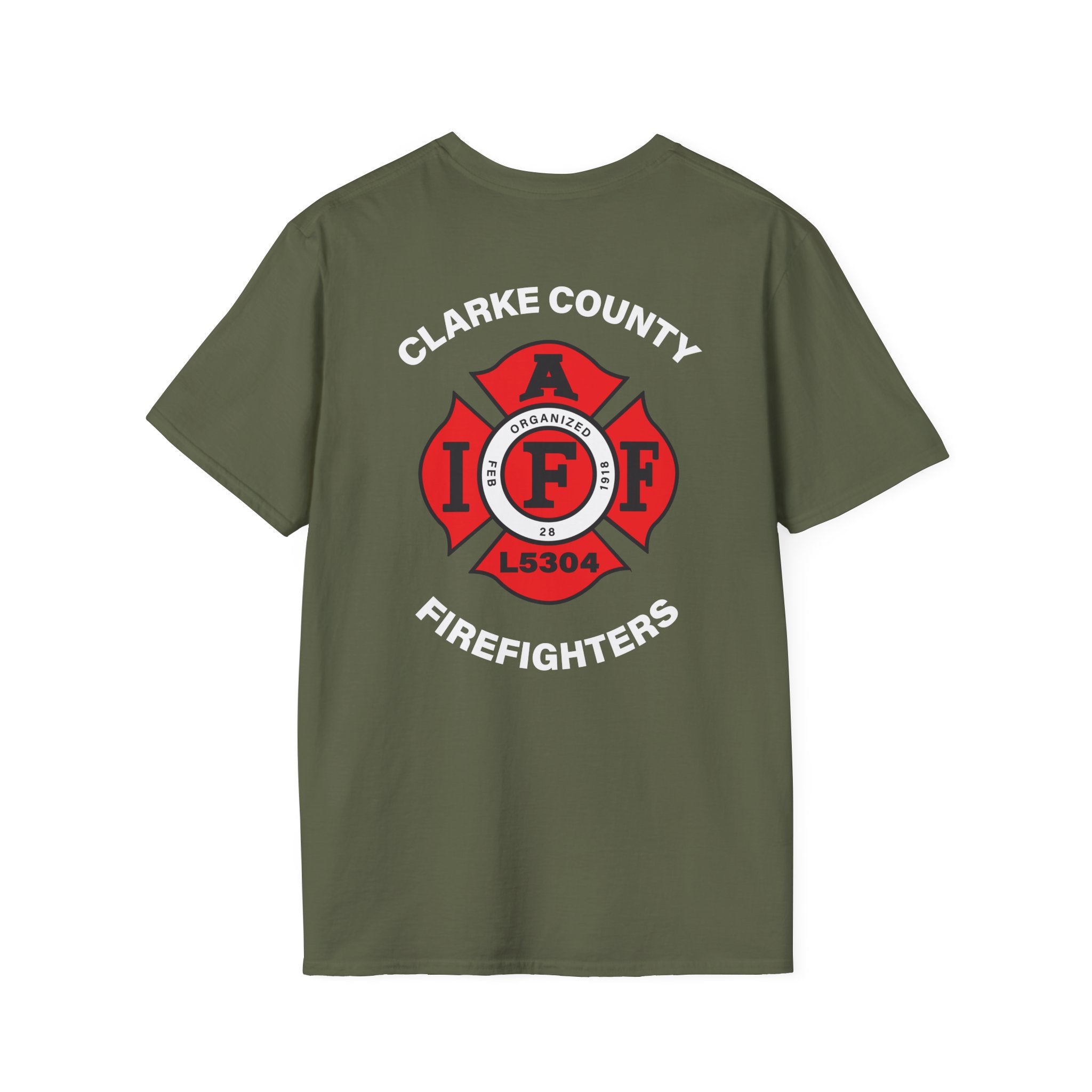 Clarke County Local 5304 (Portion of Proceeds go to Local 5304) - Gildan Soft Cotton Softstyle T-Shirt