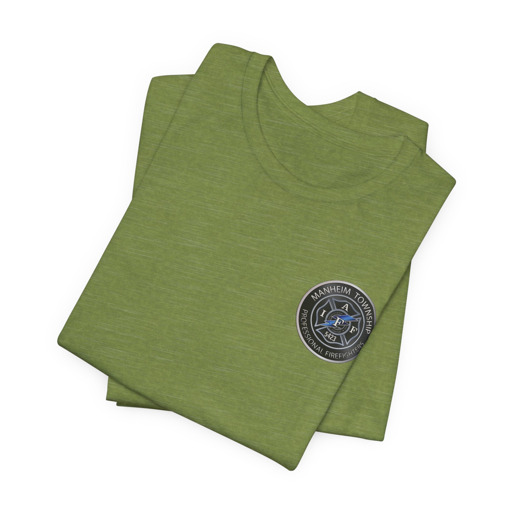 Manheim Township Local 5423 white - Bella+Canvas Soft Unisex Tee