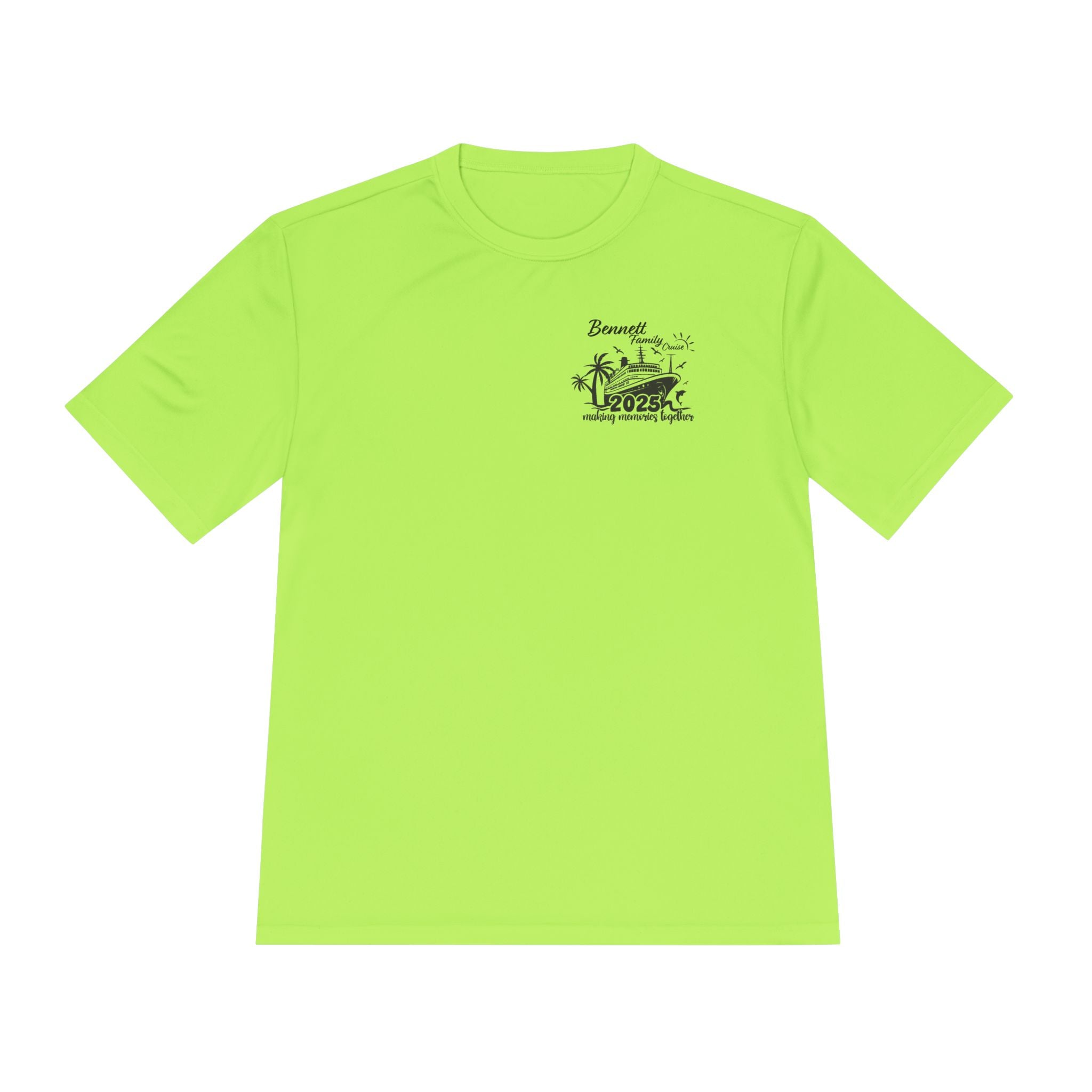 Bennet Family Cruise Black Text - Unisex Moisture Wicking Tee
