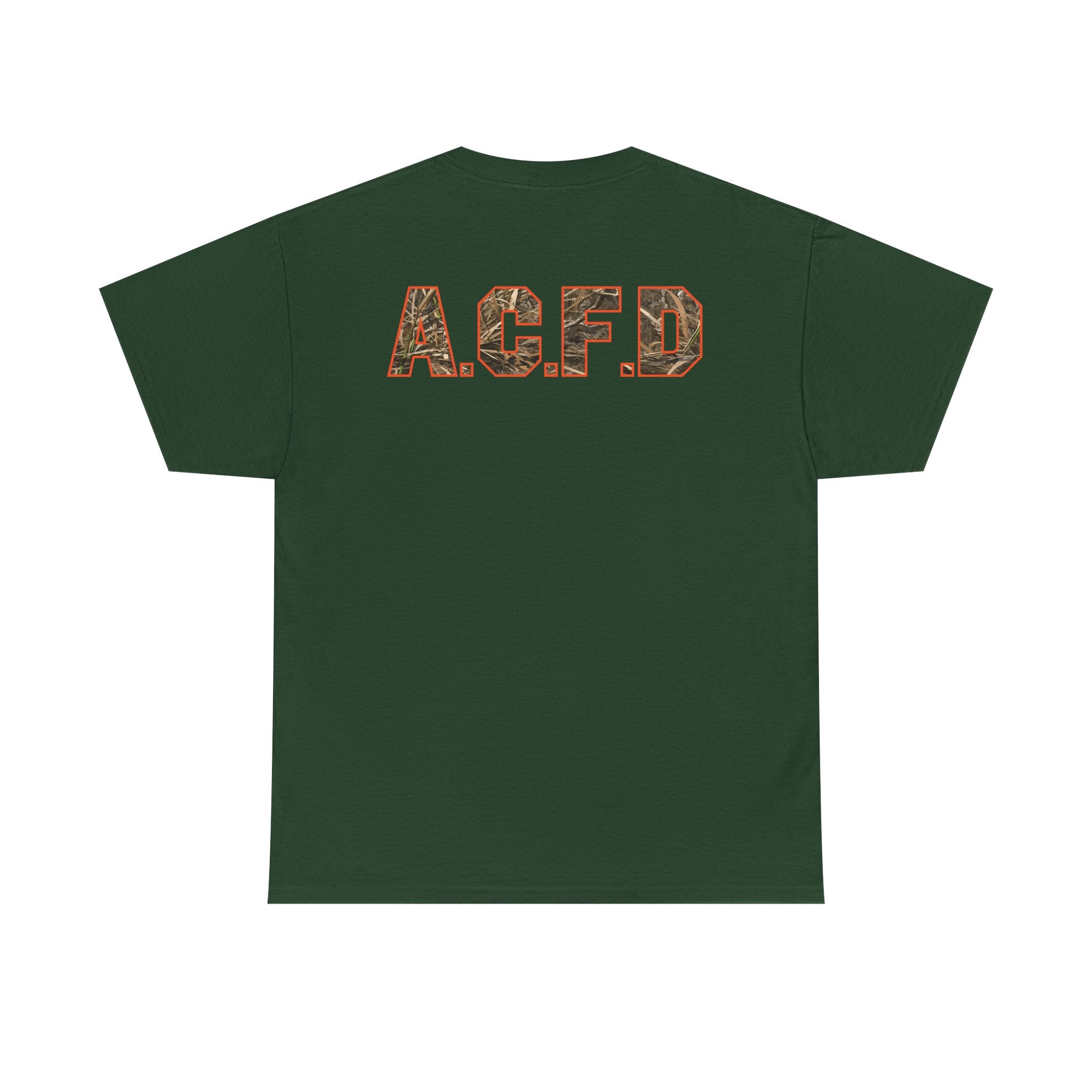 Heavy Cotton Unisex Tee - Arlington Camo Deer Hunter