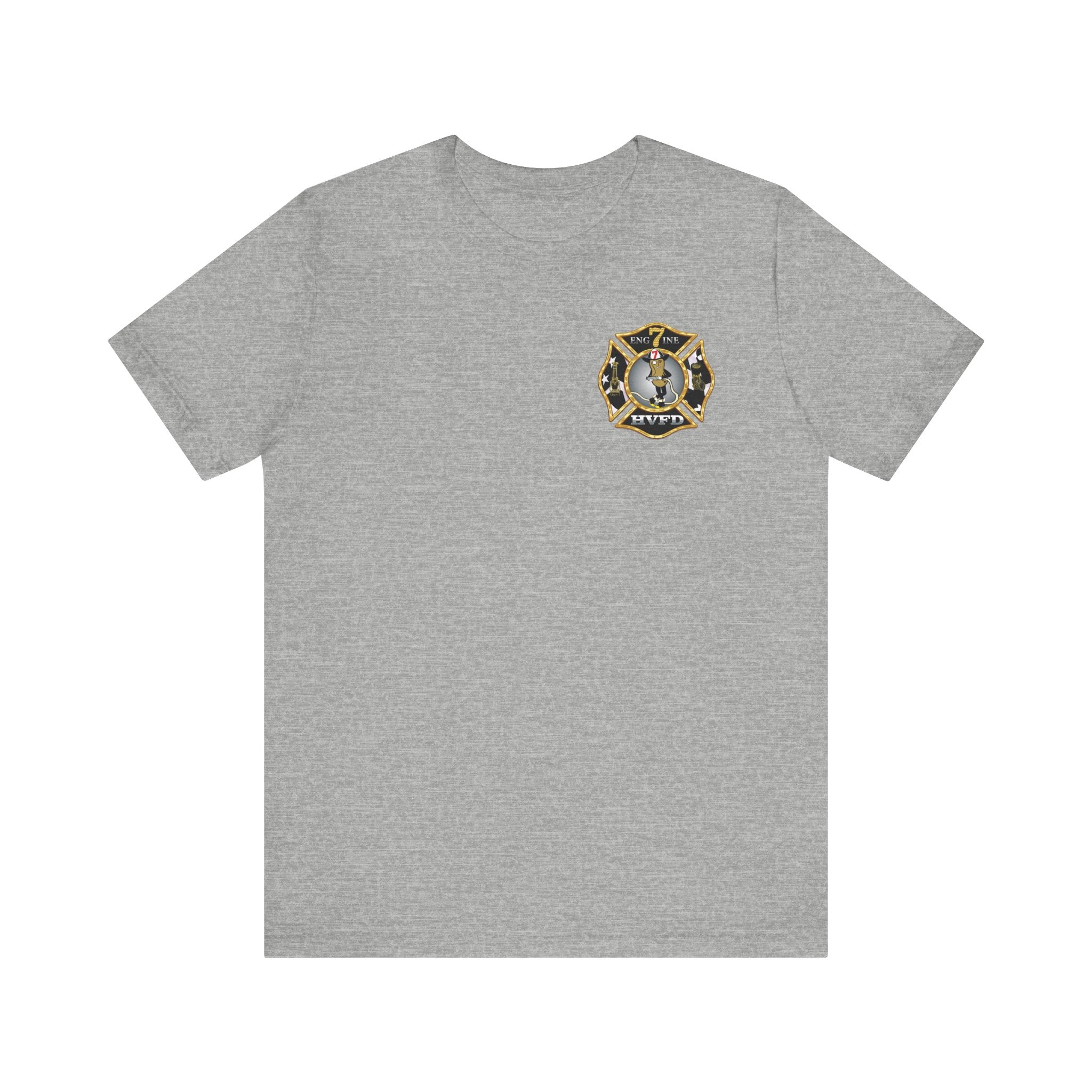 Hollywood MD Vol Fire Eng7ine - Bella+Canvas Soft Unisex Tee