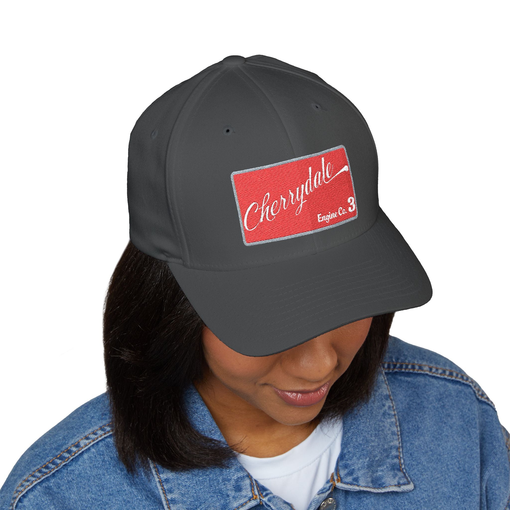 Arlington Cherrydale Engine 3 - FLEXFIT Closed-Back Structured Cap (Embroidery)