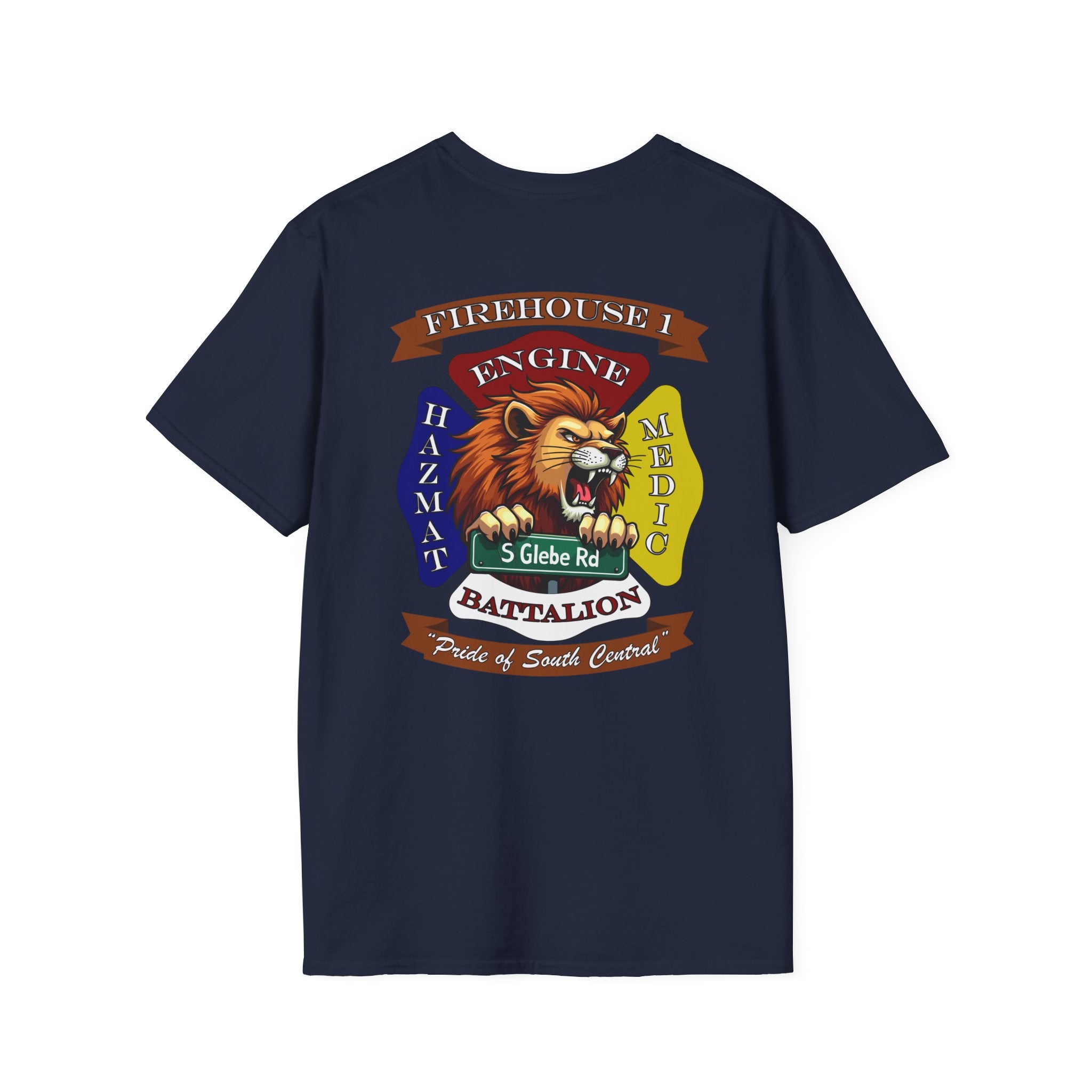 "South Central" Station 1 (version 4) - Gildan Soft Cotton Softstyle T-Shirt