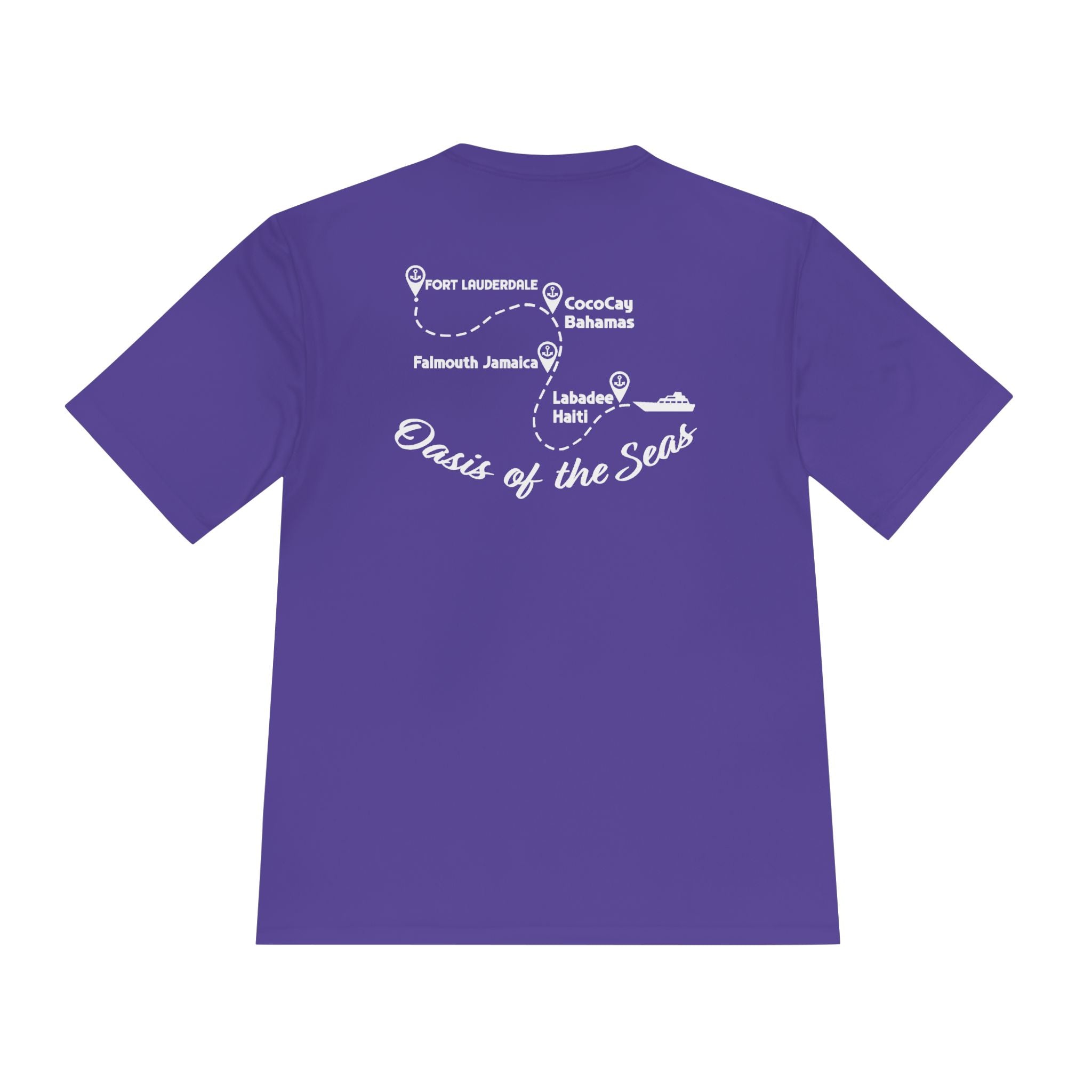 Bennet Family Cruise White Text- Unisex Moisture Wicking Tee