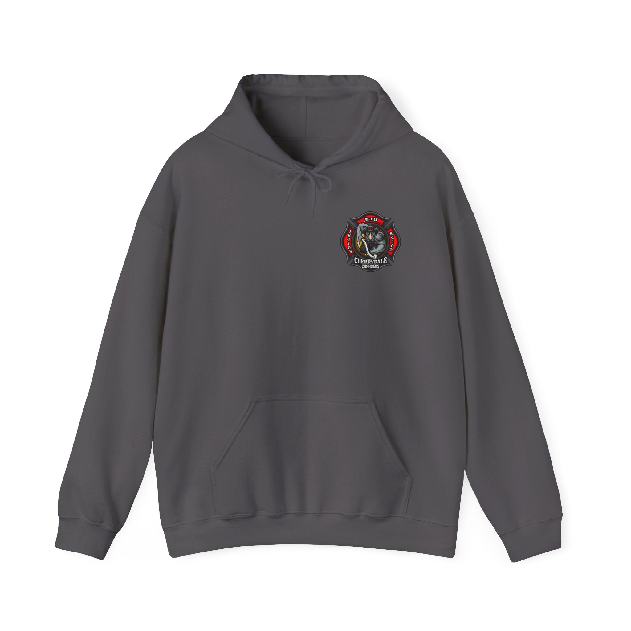 Arlington Station 3 Rhino Front/Back - Gildan Heavy Blend™ Hooded Sweatshirt