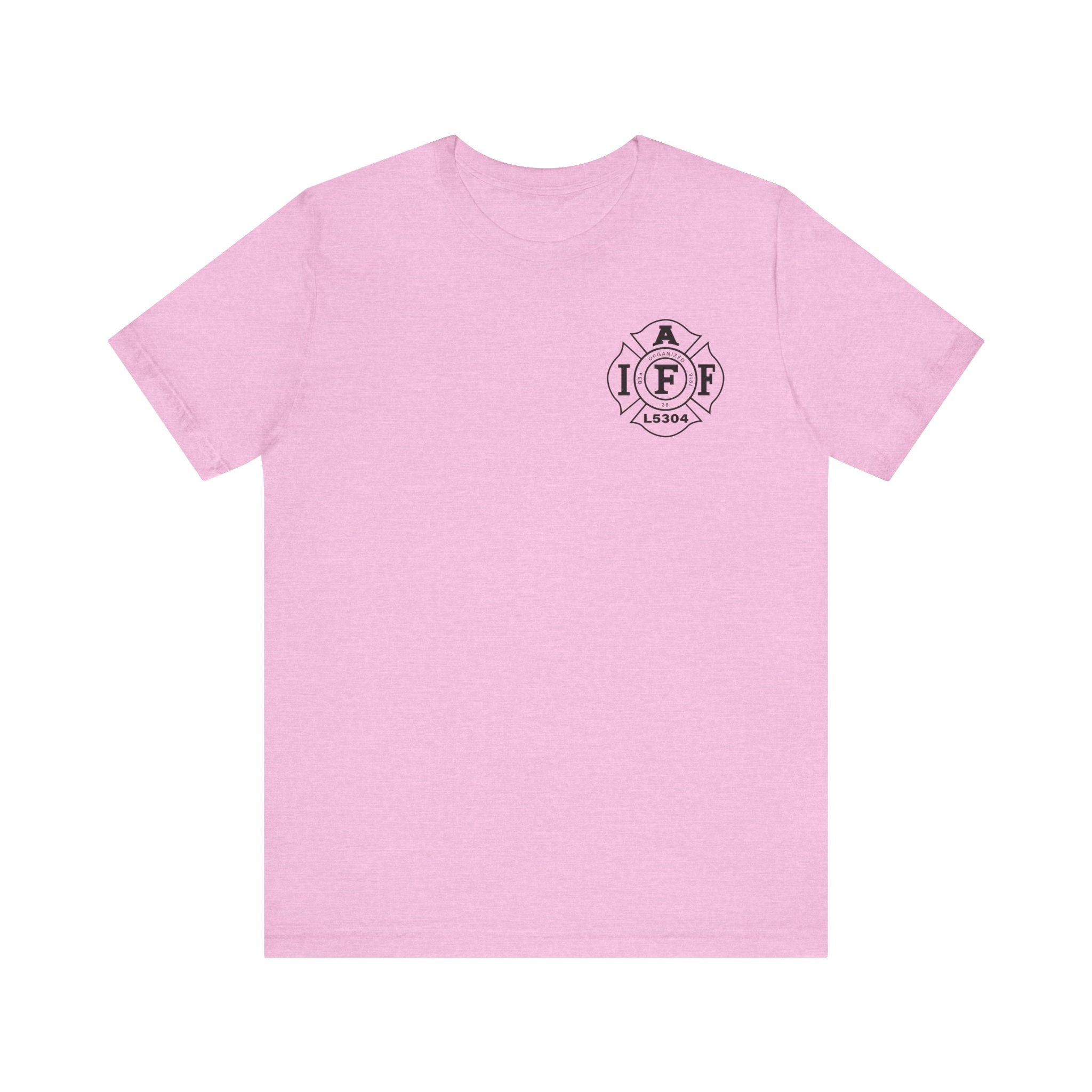 Clarke County Fire Breast Cancer (Portion of Proceeds go to Local 5304) - Bella+Canvas Soft Jersey Cotton Unisex Tee