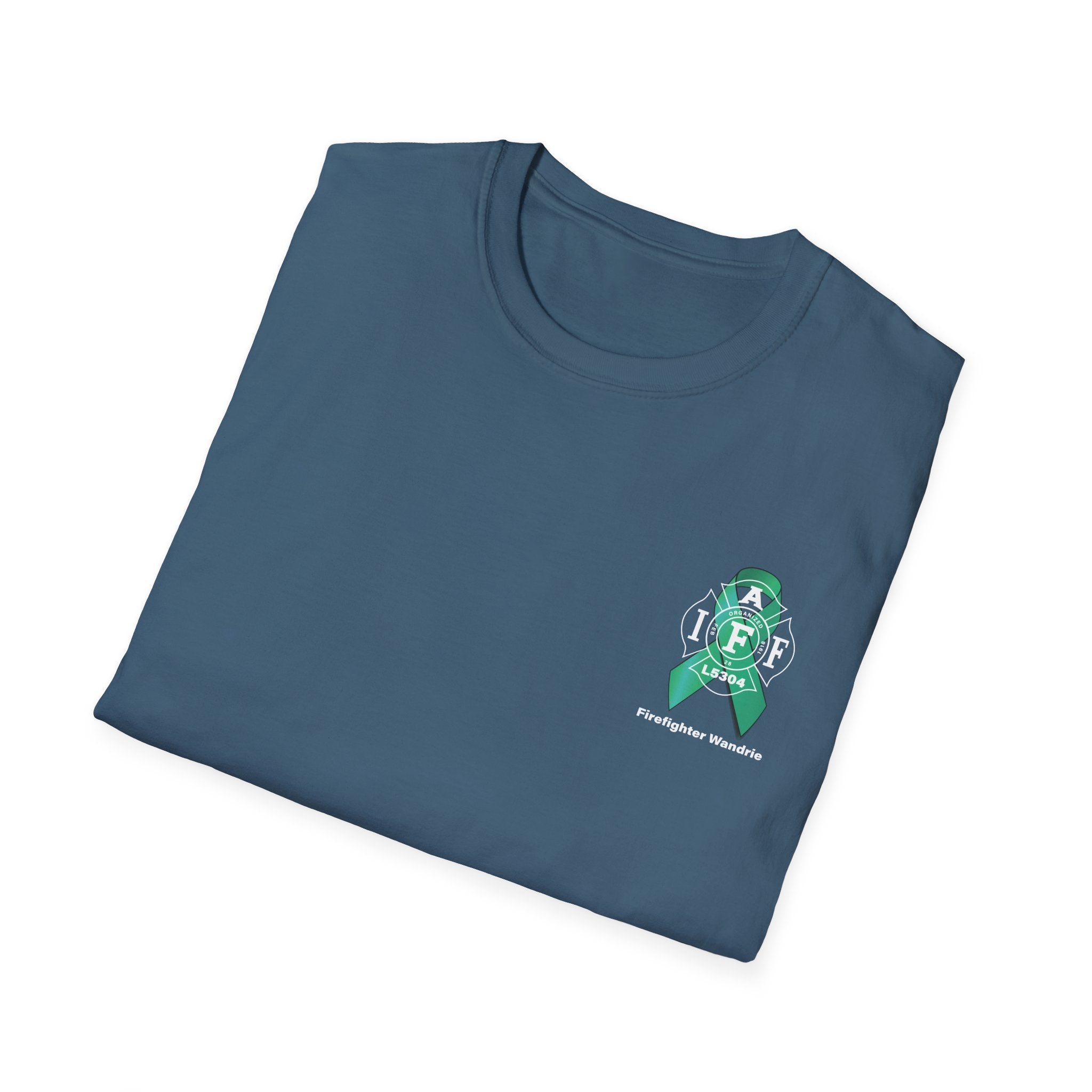 Clark County Firefighter Wandrie Support - Gildan Soft Cotton Softstyle T-Shirt