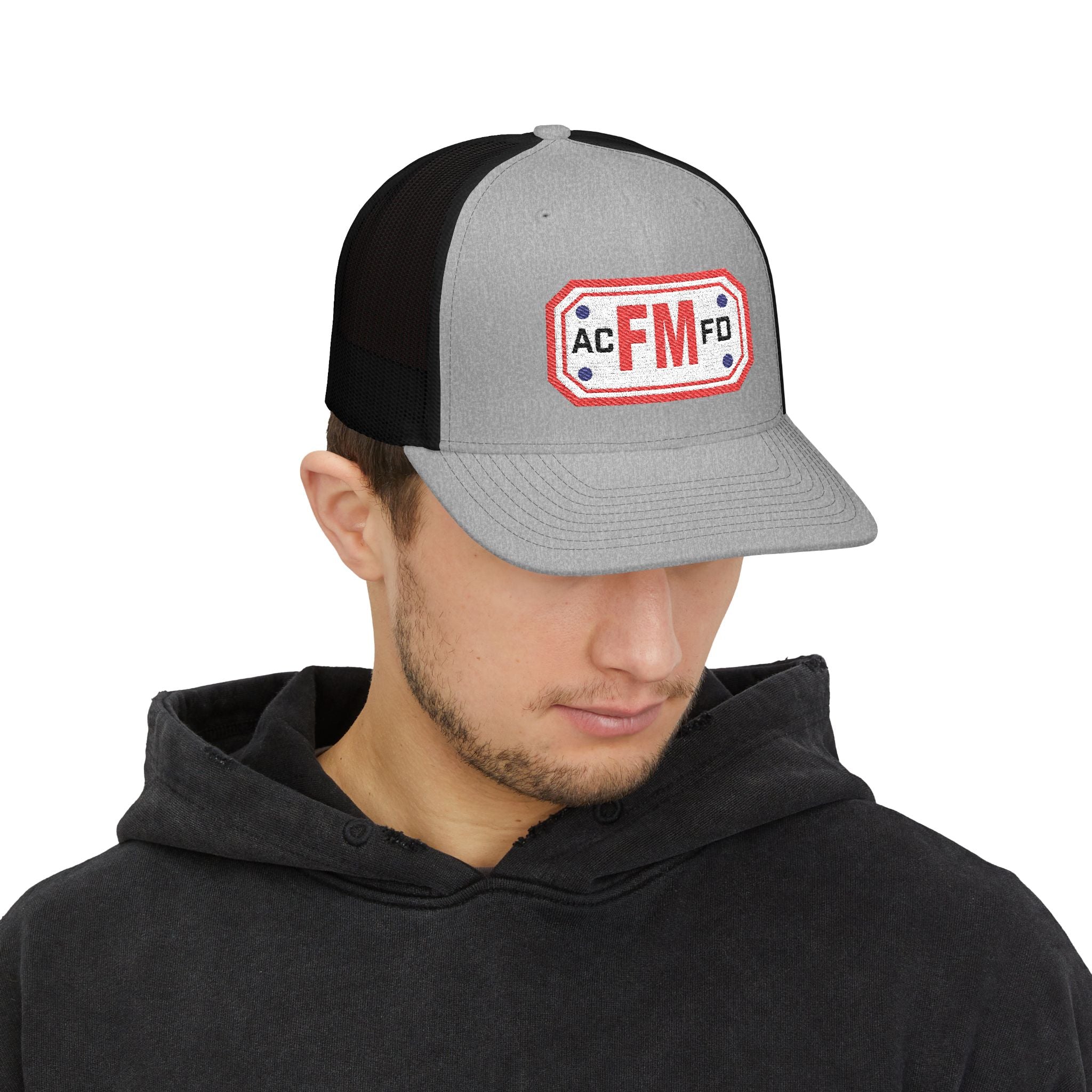 Arlington Fire Marshal Red - Snapback Trucker (Richardson 112 Style Hat)