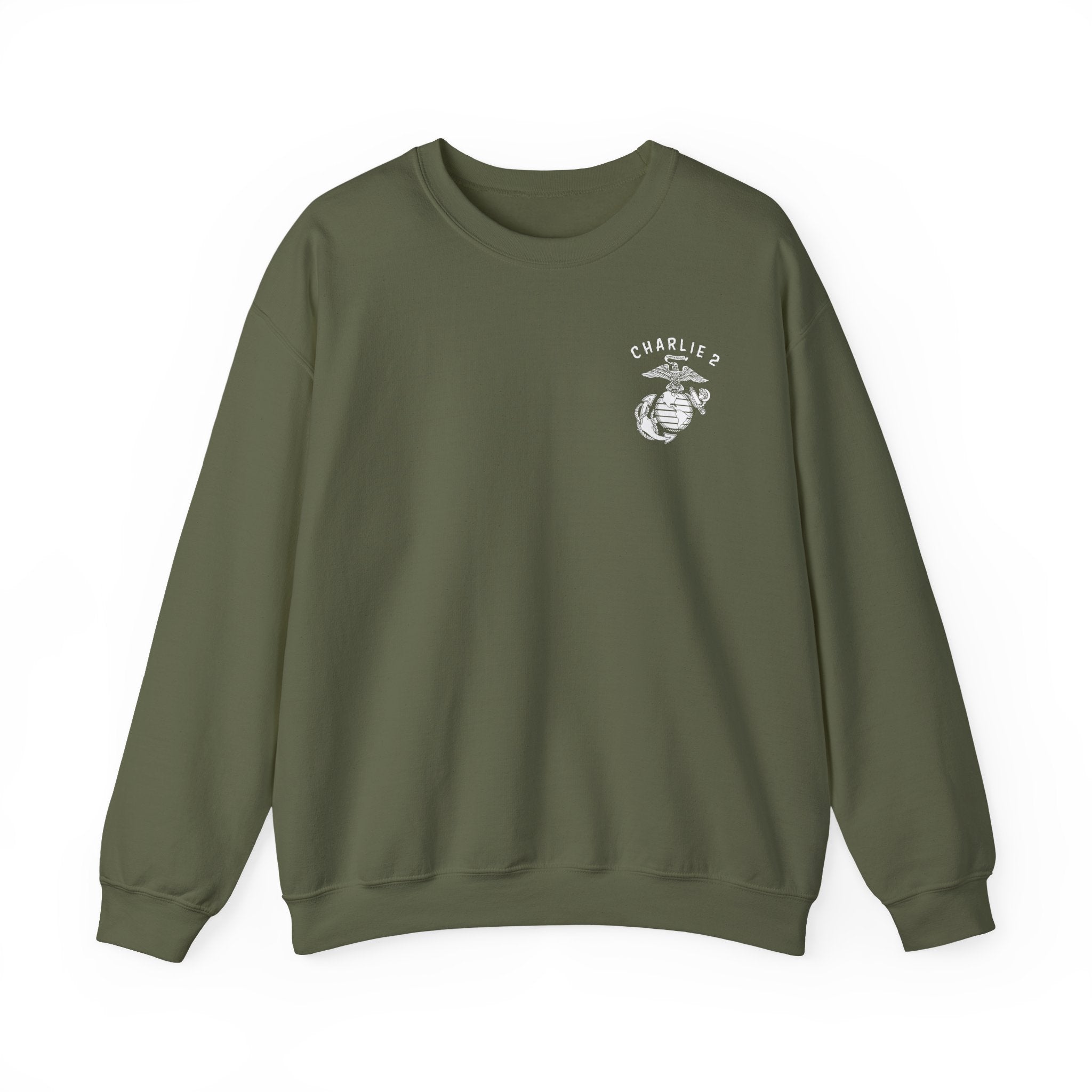 Charlie 2 Ronin (white Logo) - Gildan Unisex Heavy Blend™ Crewneck Sweatshirt
