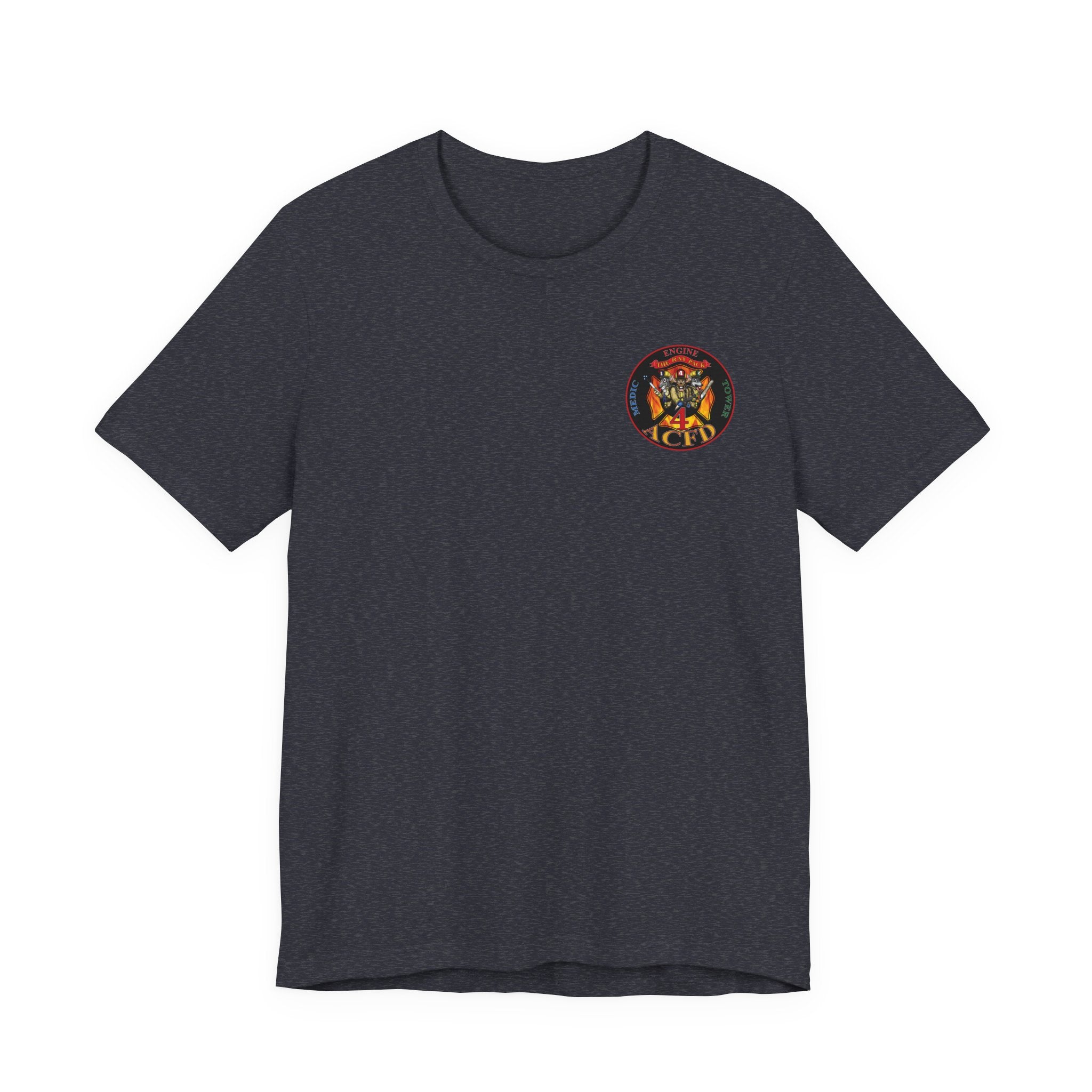 Station 4 RatPack Front AC4FD Back - Bella+Canvas Soft Unisex Tee