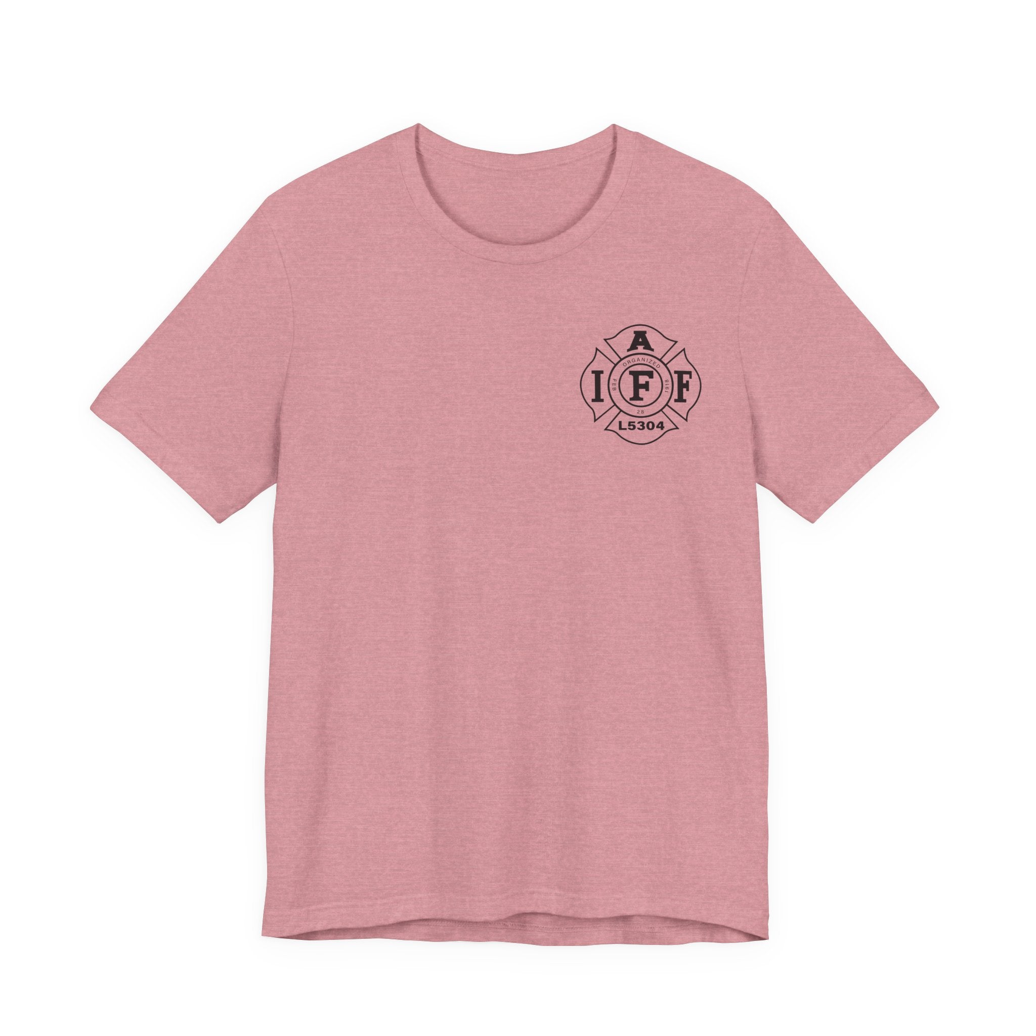 Clarke County Fire Breast Cancer (Portion of Proceeds go to Local 5304) - Bella+Canvas Soft Jersey Cotton Unisex Tee