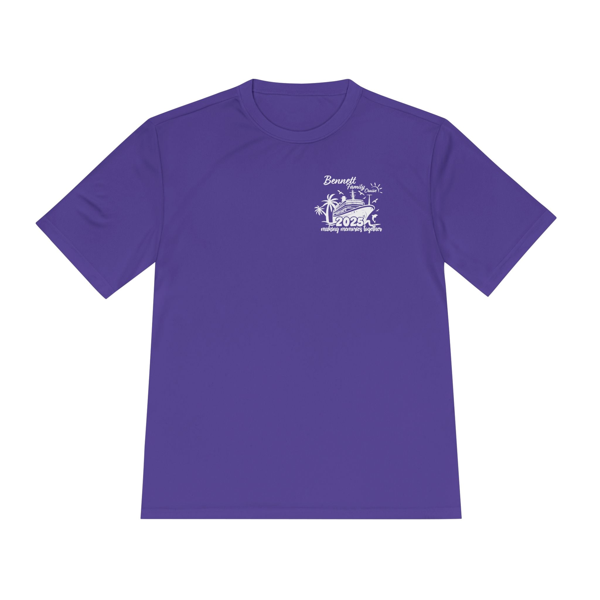 Bennet Family Cruise White Text- Unisex Moisture Wicking Tee