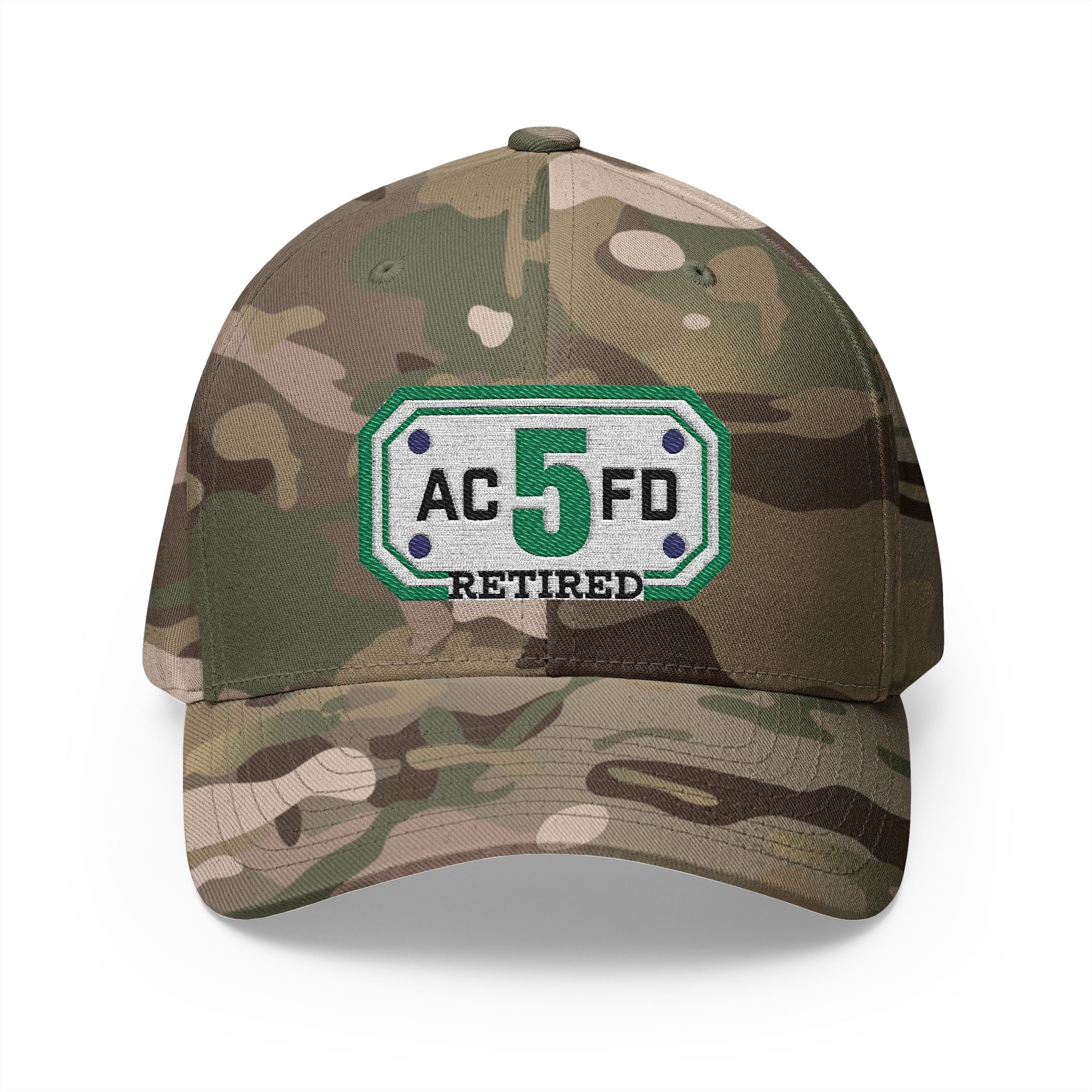 Retired Arlington Truck 5 - FLEXFIT Closed-Back Structured Cap (Embroidery)