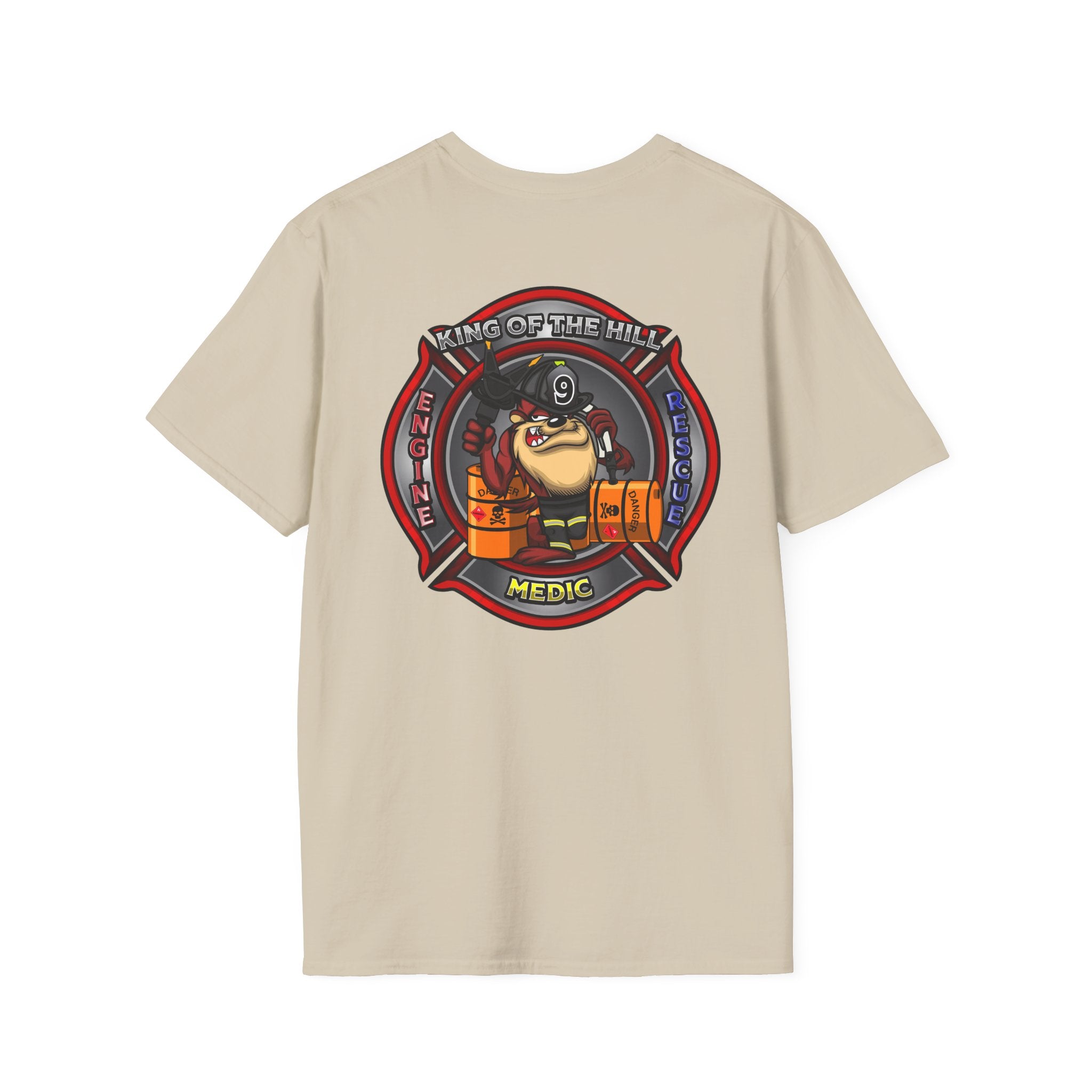 Station 9 Taz Front / Taz back - Gildan Soft Cotton Softstyle T-Shirt