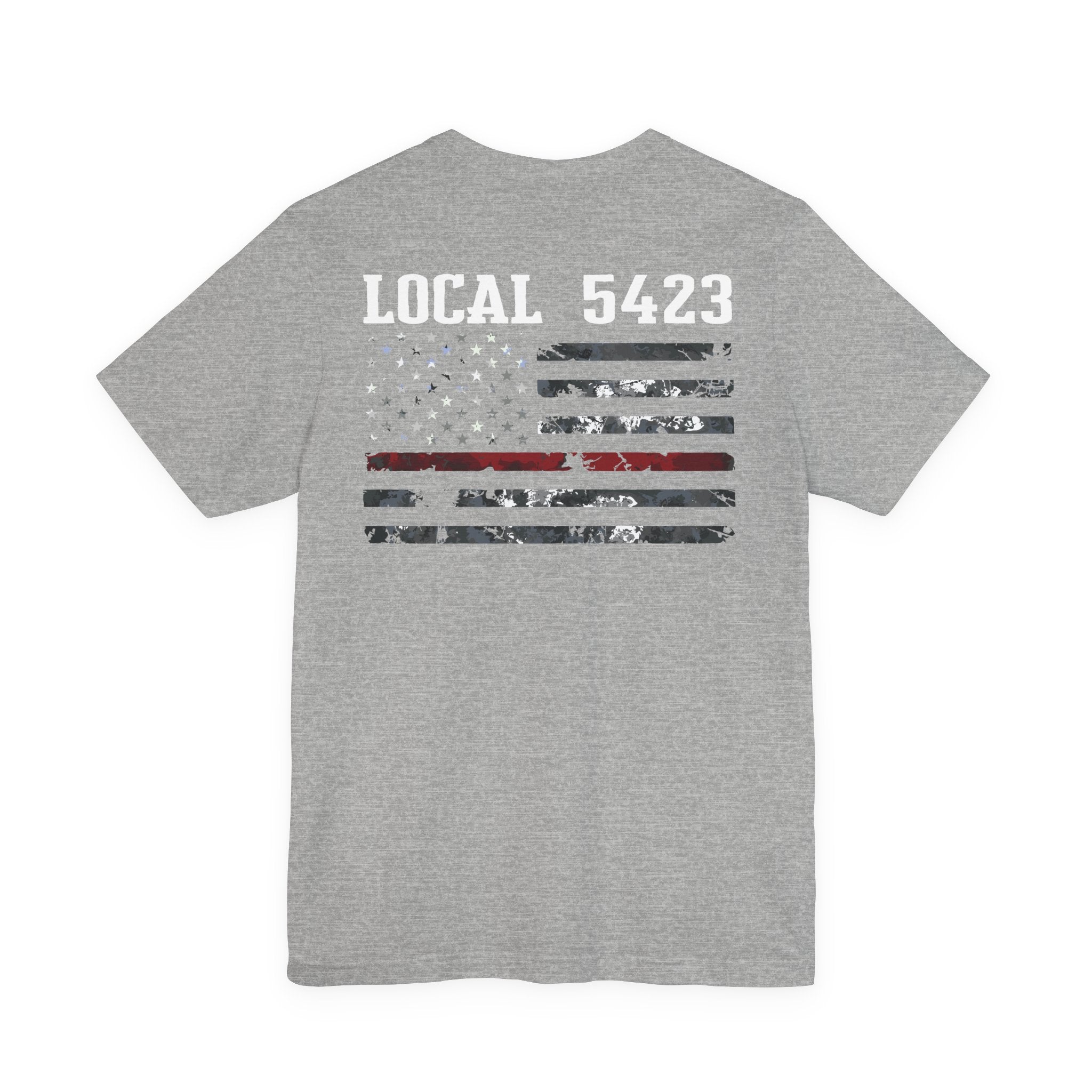 Manheim Township Local 5423 white - Bella+Canvas Soft Unisex Tee