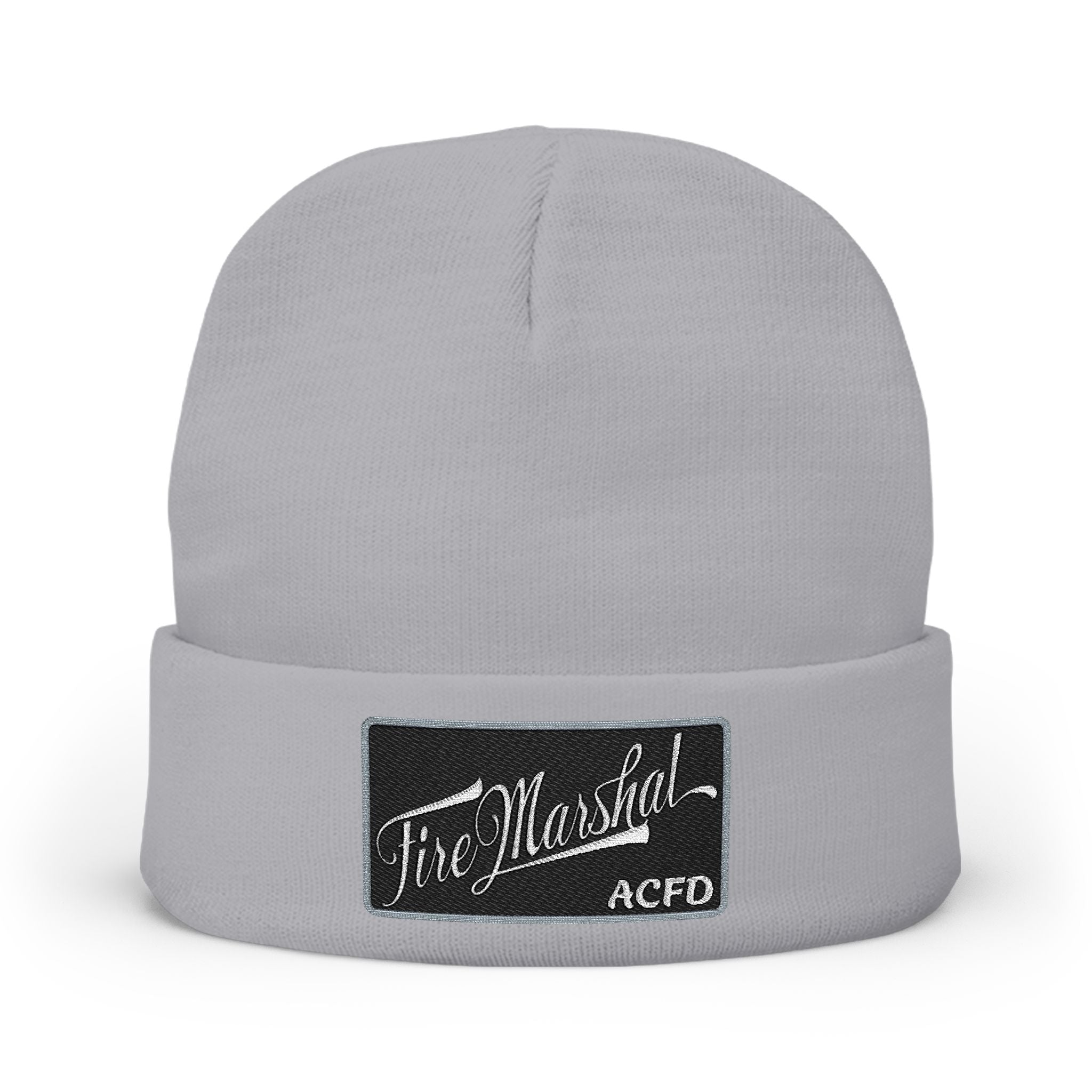 Arlington Fire Marshal Written- Knit Beanie (Embroidery)