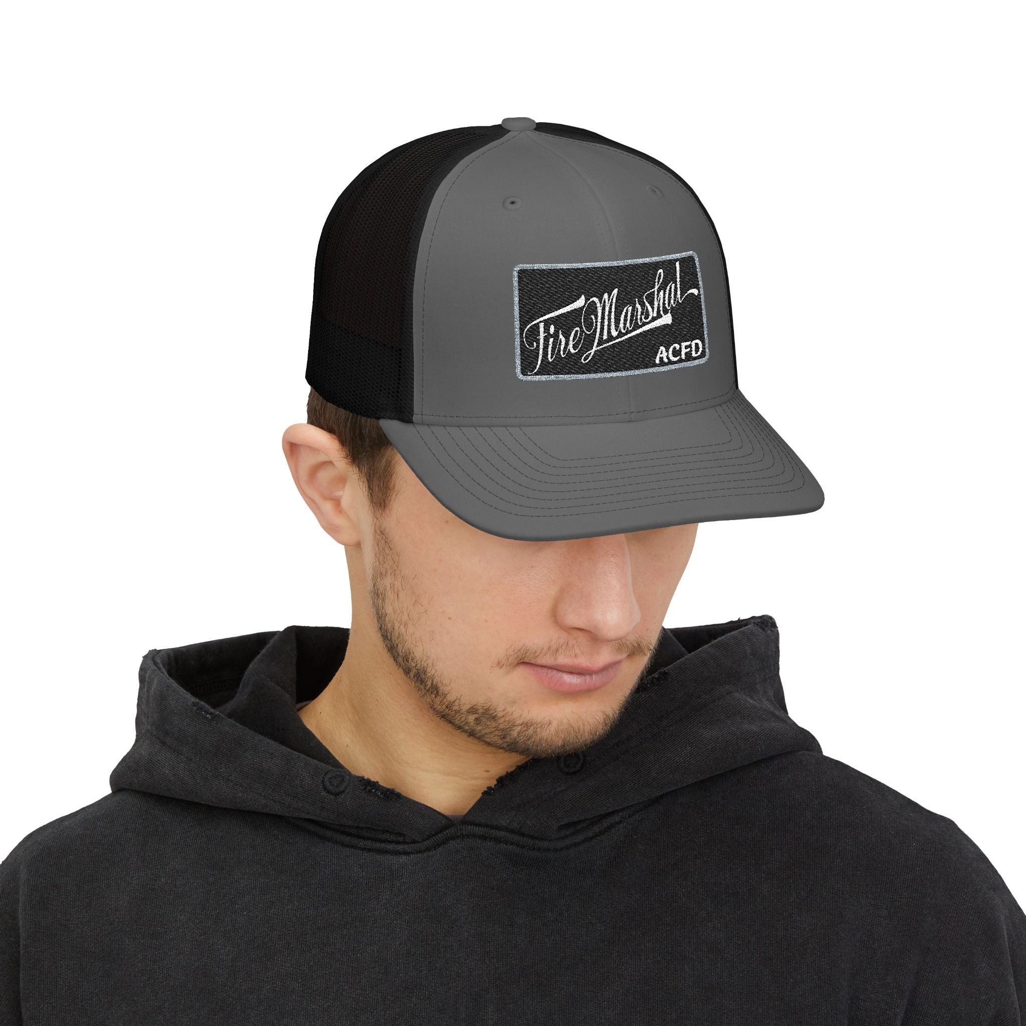 Arlington Fire Marshal - Snapback Trucker (Richardson 112 Style Hat)