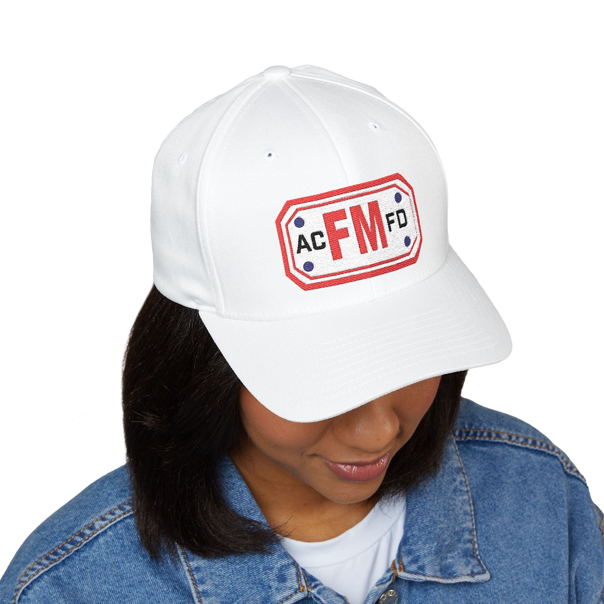 Arlington Fire Marshal Red - FLEXFIT Closed-Back Structured Cap (Embroidery)