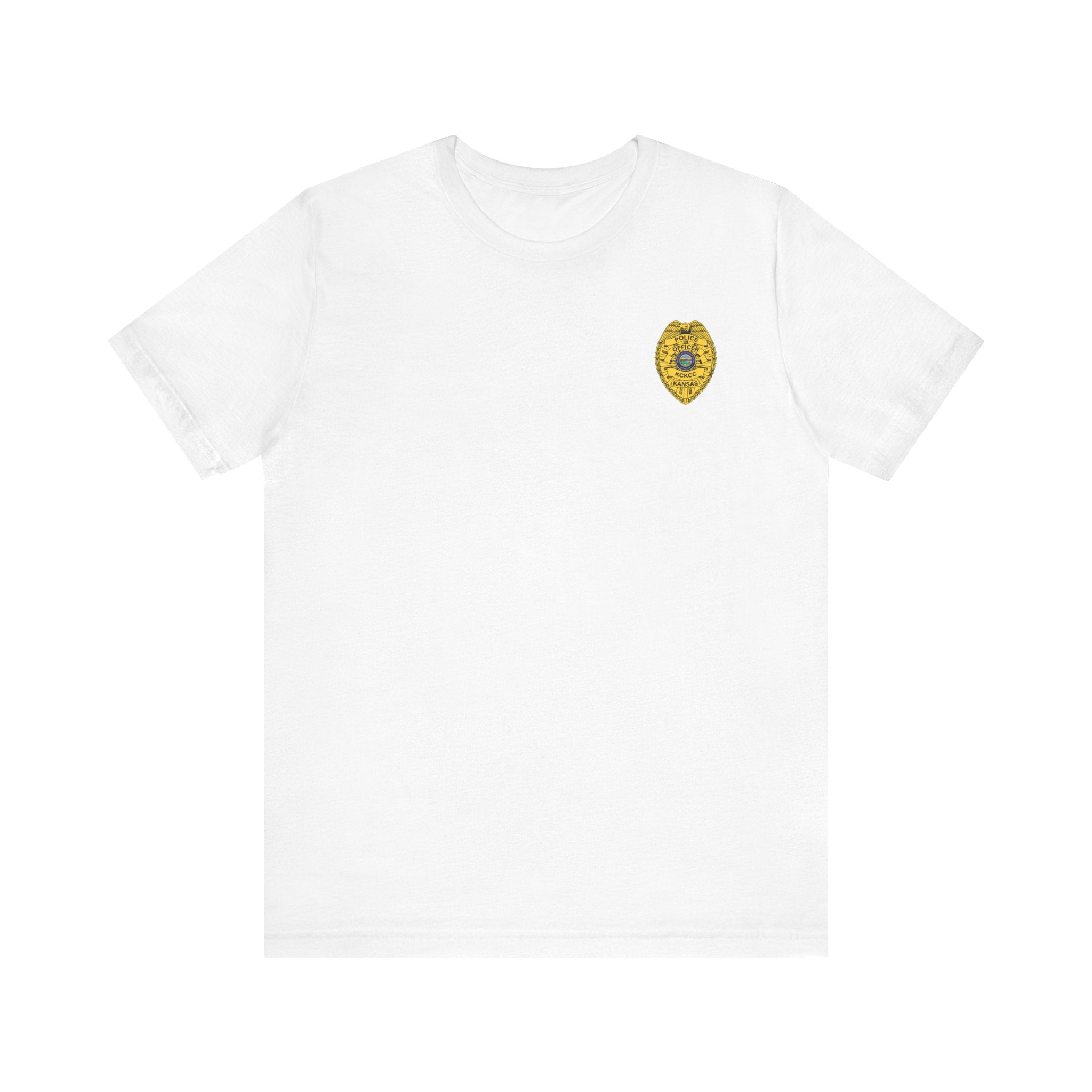 KCKCC Police Officer Shirt - Unisex Jersey Short Sleeve Tee