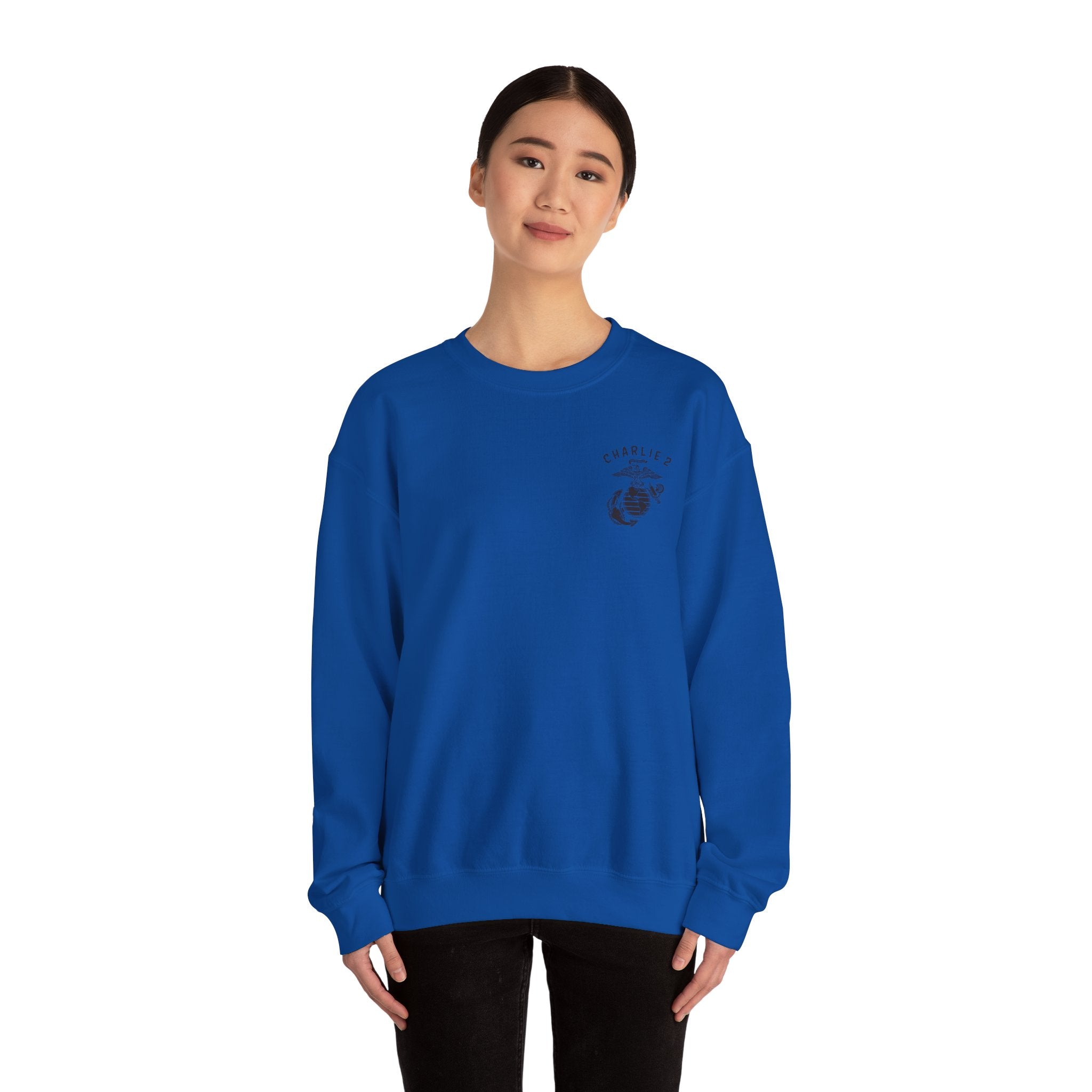 Charlie 2 Ronin (blackLogo) - Gildan Unisex Heavy Blend™ Crewneck Sweatshirt