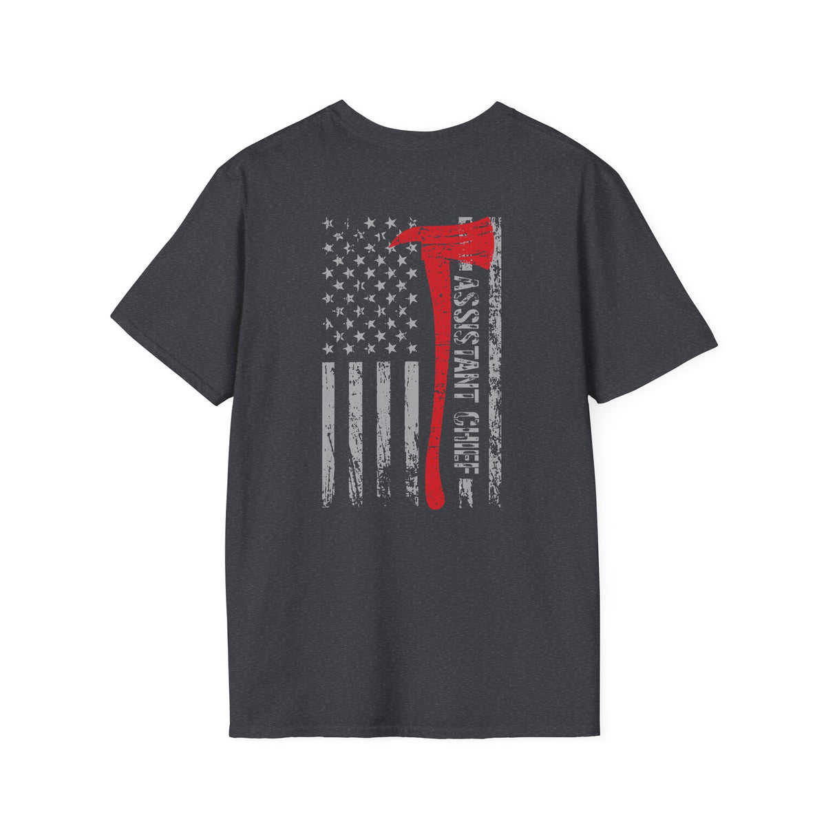 Assistant Chief US Flag - Unisex Softstyle T-Shirt