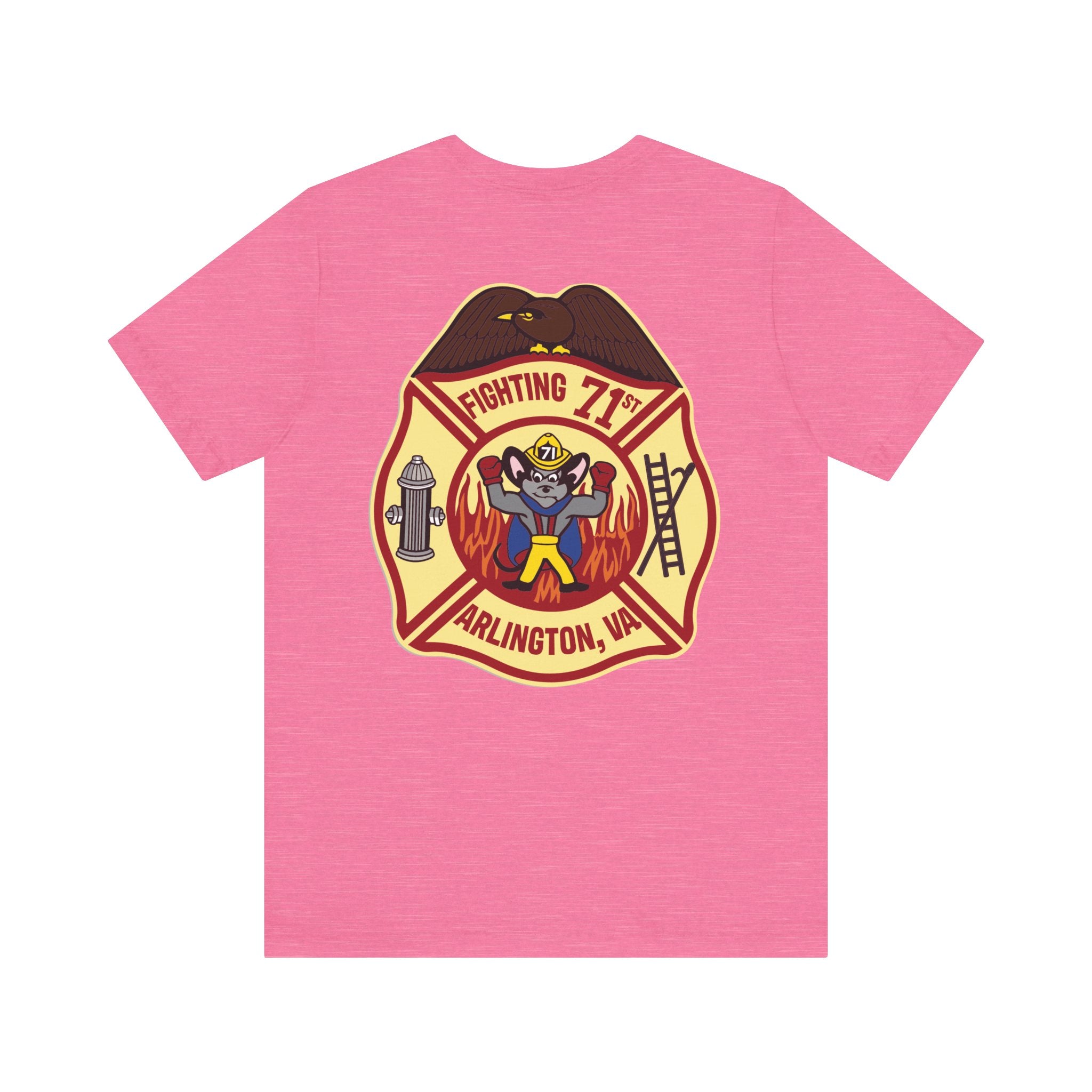 Fighting 71 Arlington Station 1 old patch - Bella+Canvas Soft Unisex Tee
