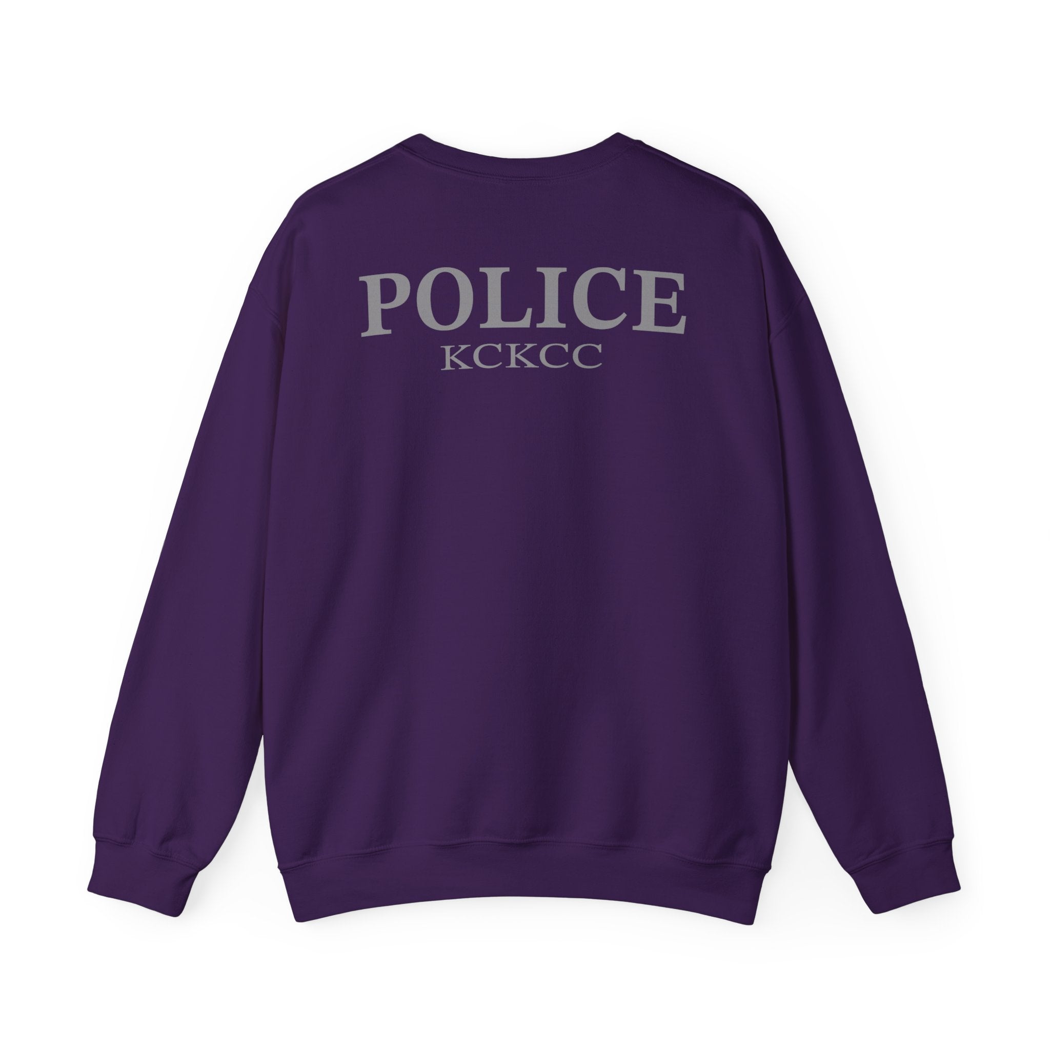 Kansas City College Police Patch Grey - Unisex Heavy Blend™ Crewneck Sweatshirt