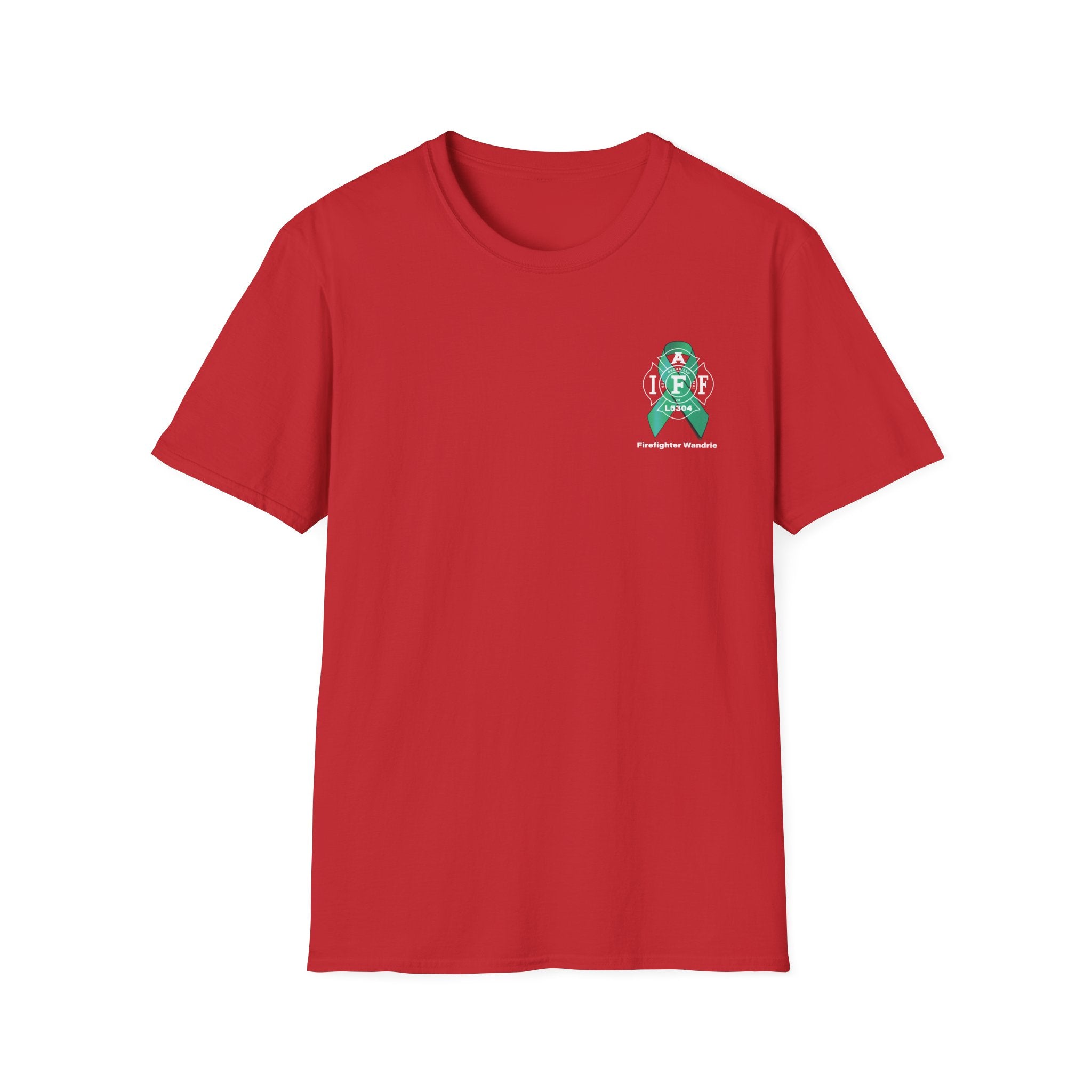 Clark County Firefighter Wandrie Support - Gildan Soft Cotton Softstyle T-Shirt