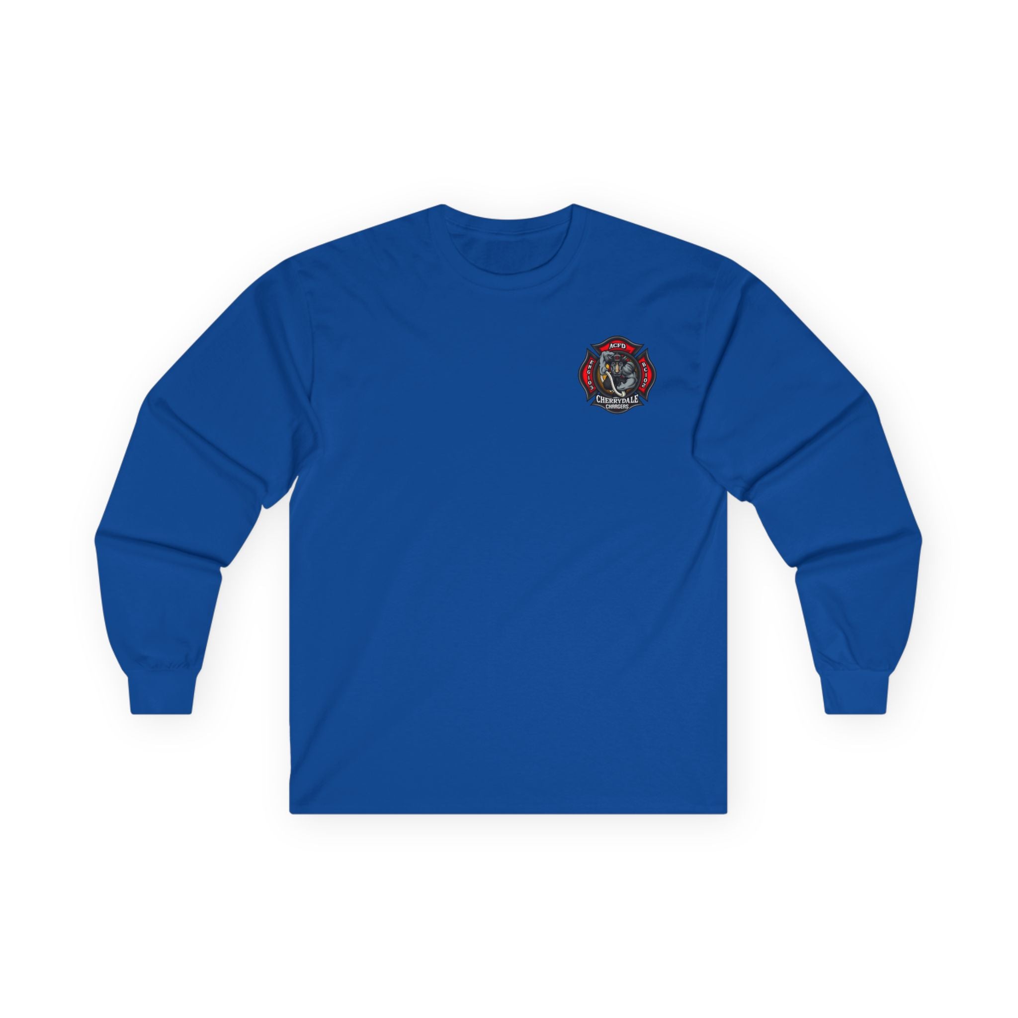 Arlington Station 3 Rhino front/back - Unisex Ultra Cotton Gildan Long Sleeve Tee