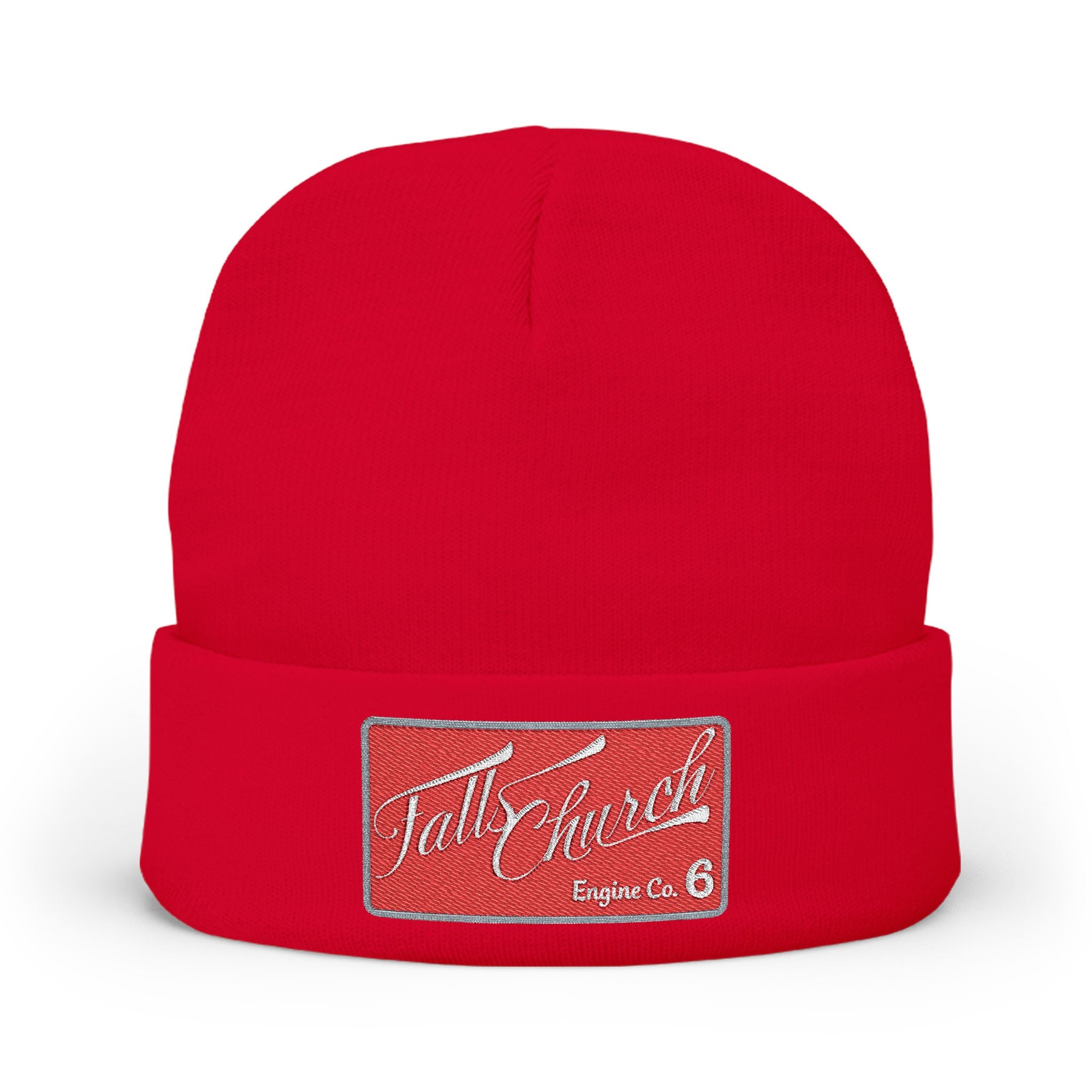 Arlington Falls Church Engine 6 - Knit Beanie (Embroidery)