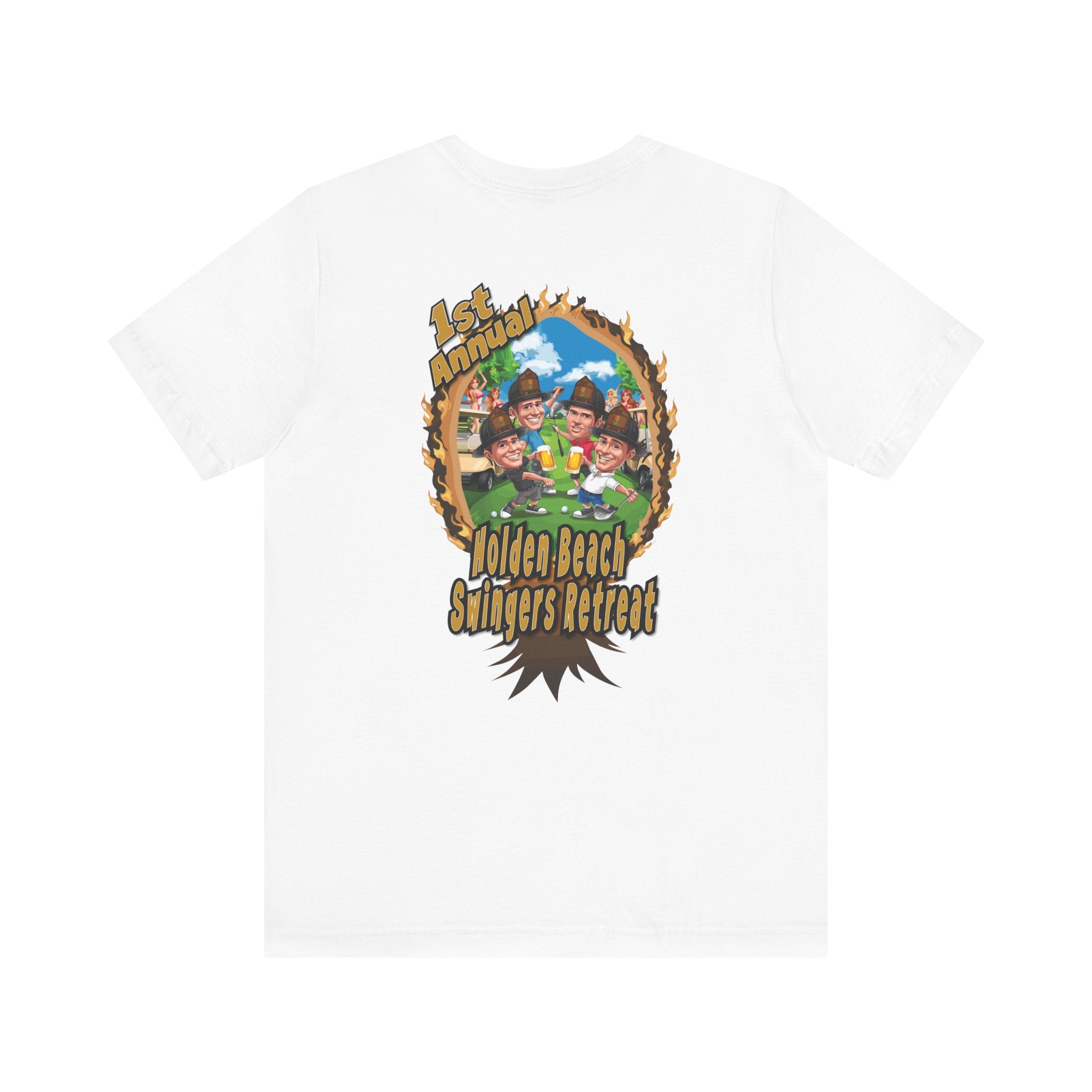 Holden Beach Swingers Retreat- Bella+Canvas Soft Unisex Tee