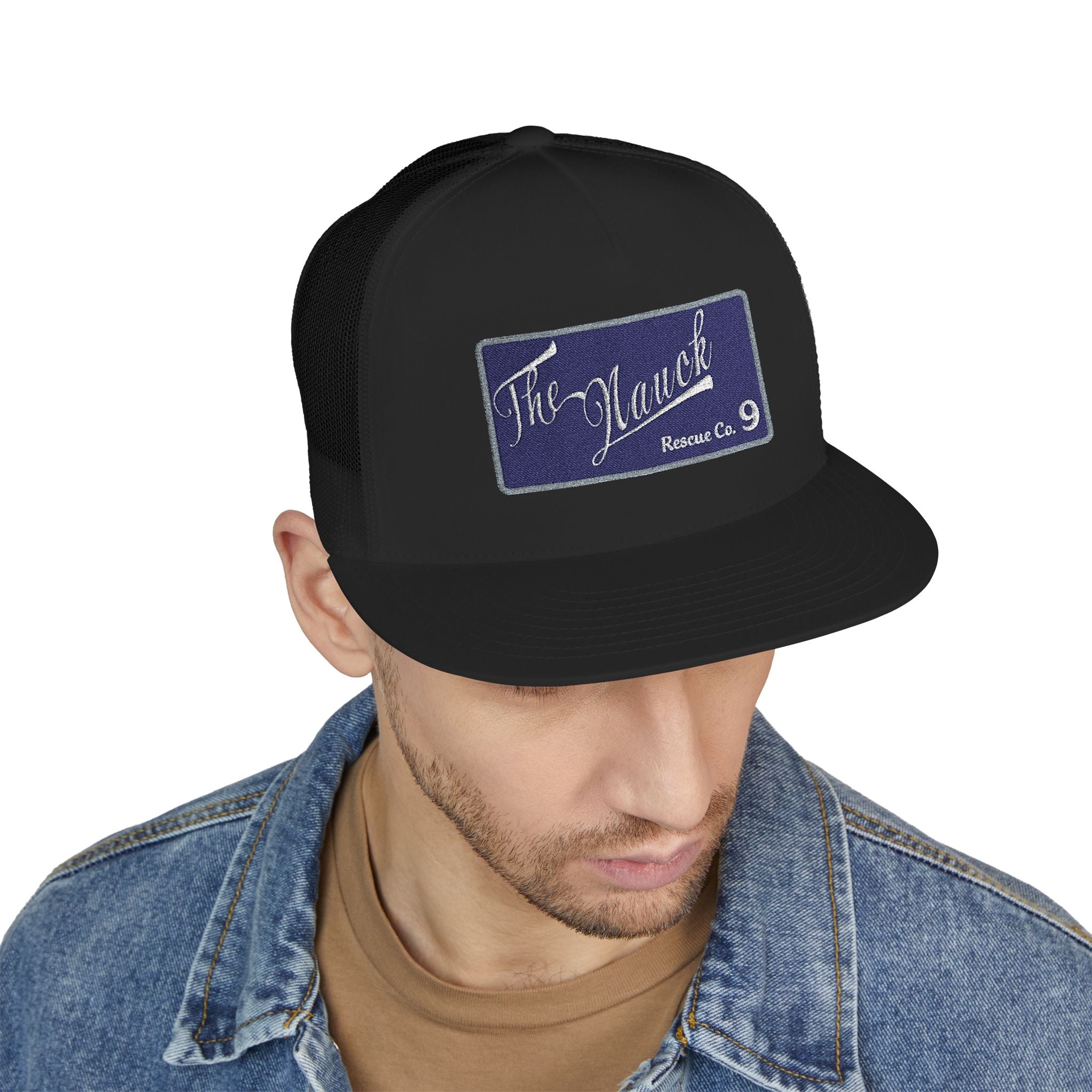 Arlington The Nauck Rescue 9  - 5 Panel Trucker Cap (Embroidery)