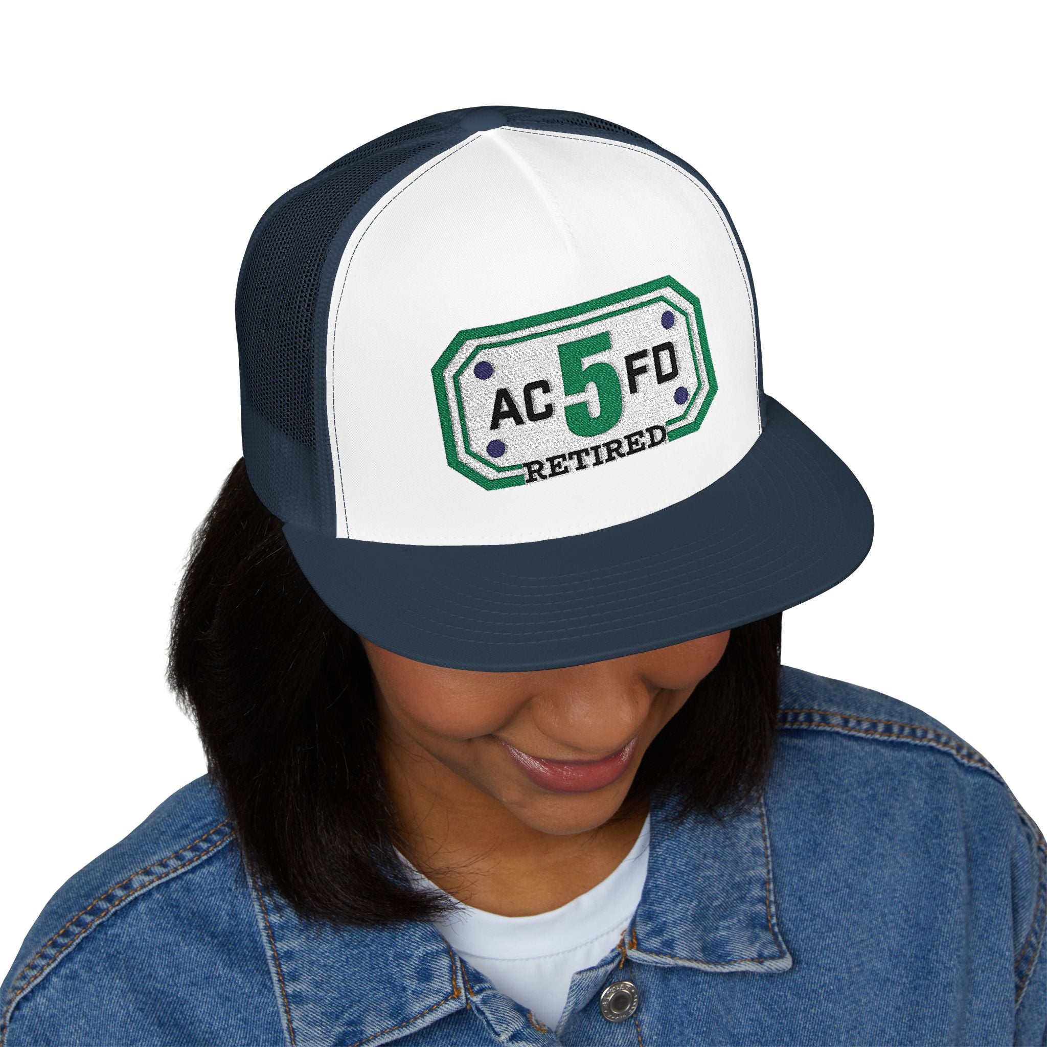 Retired Arlington Truck 5 - 5 Panel Trucker Cap (Embroidery)