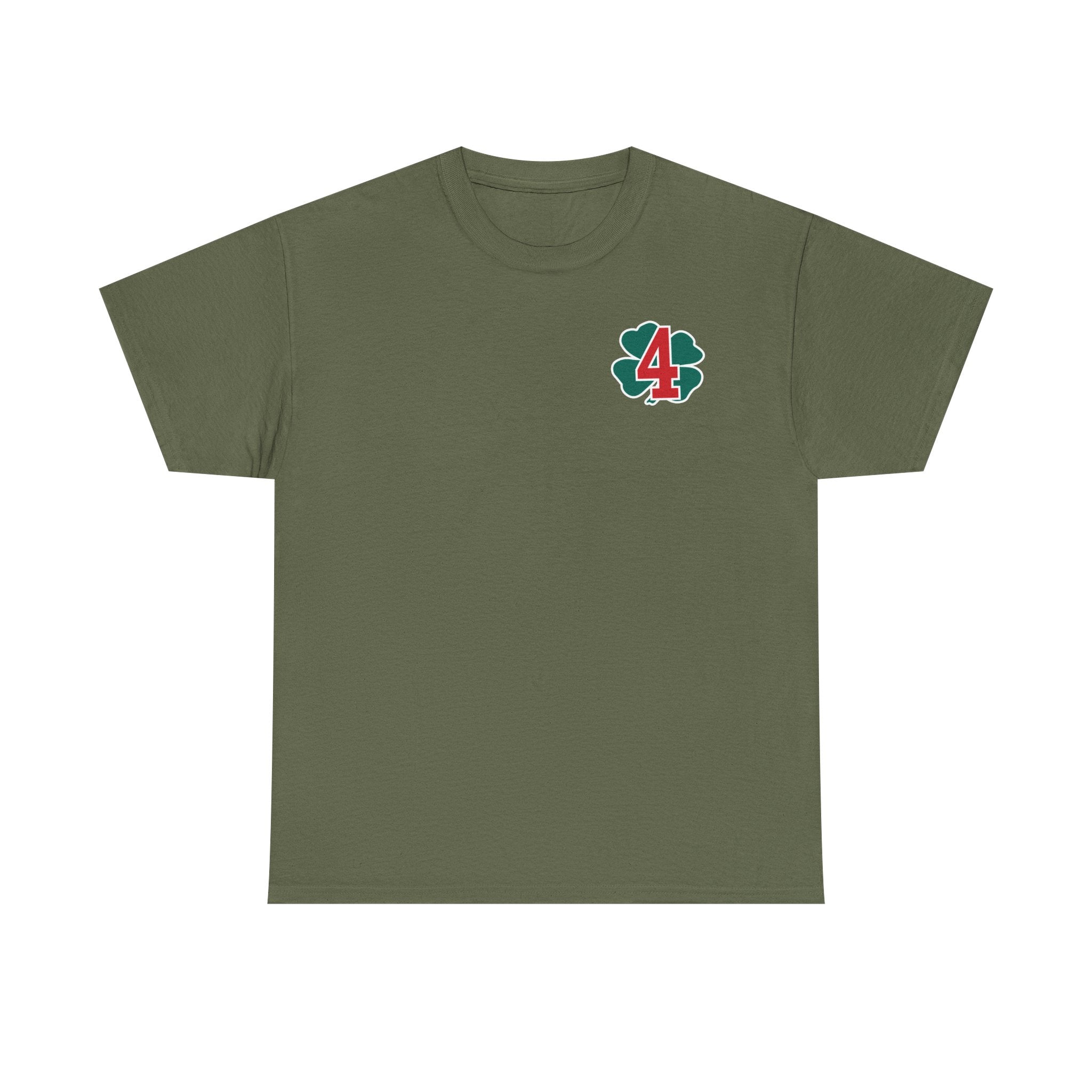 Station 4 Clover front /AC4FD back - Gildan 100% Cotton Tee Unisex Heavy
