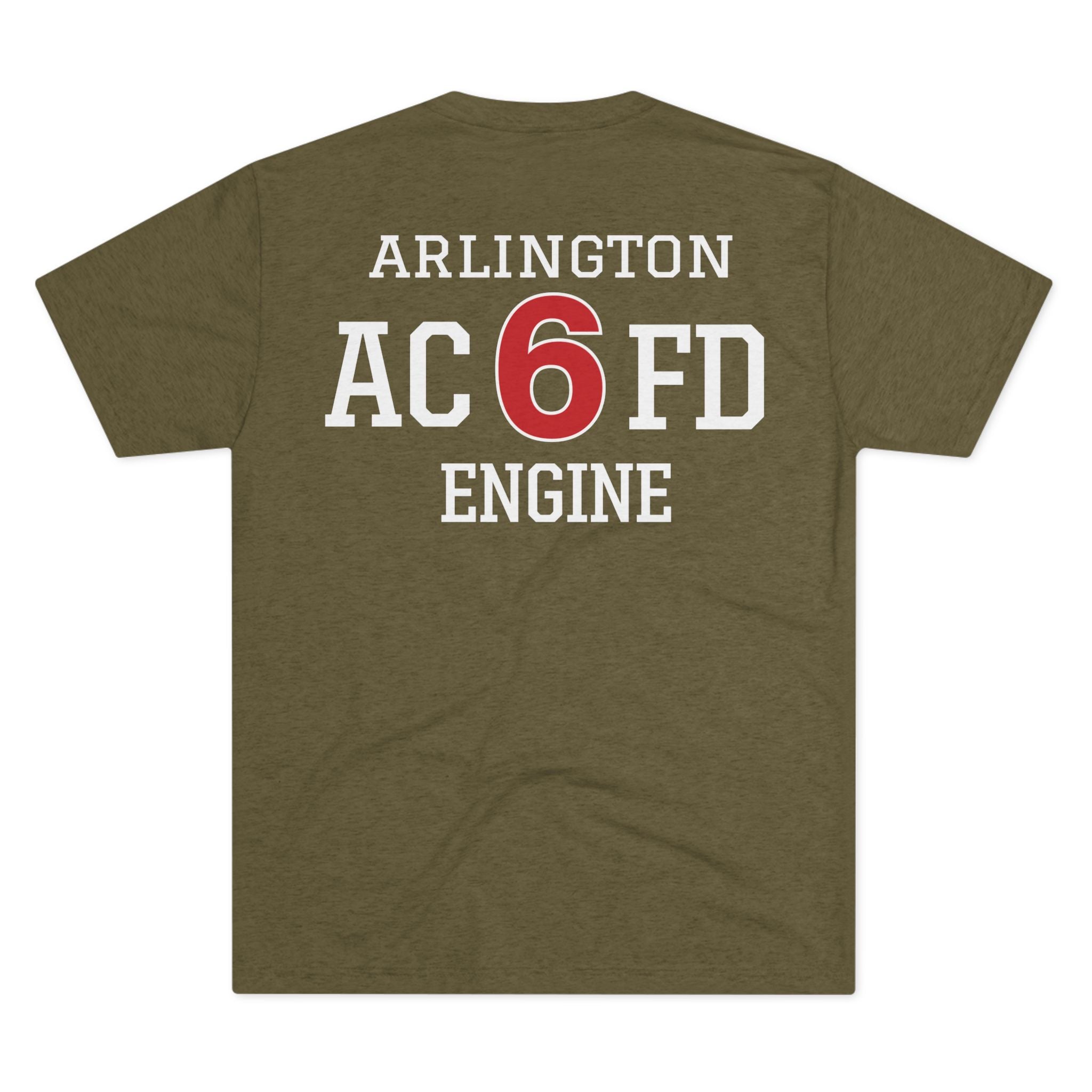 Engine 6 Arlington - NextLevel Tri-Blend Crew Tee