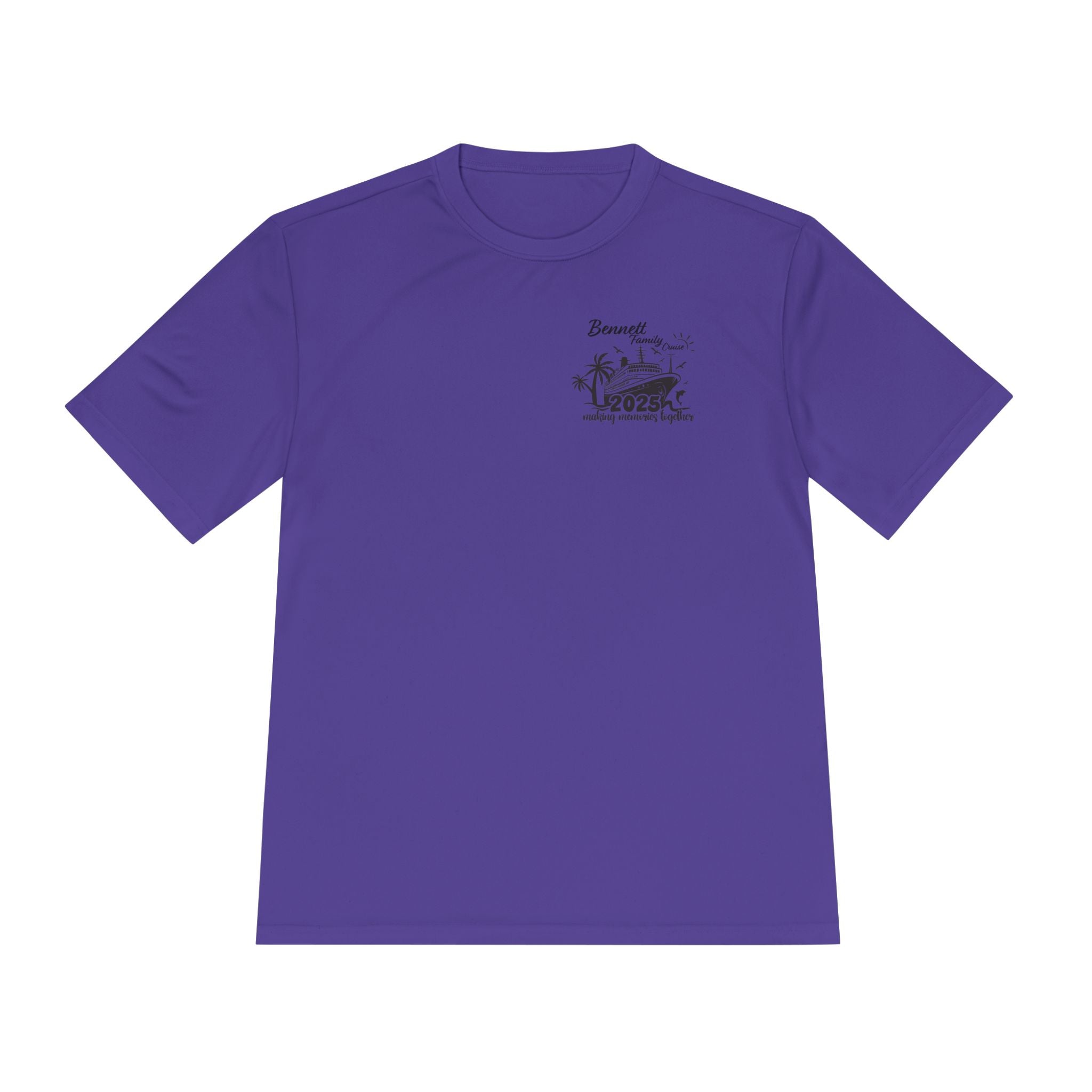 Bennet Family Cruise Black Text - Unisex Moisture Wicking Tee