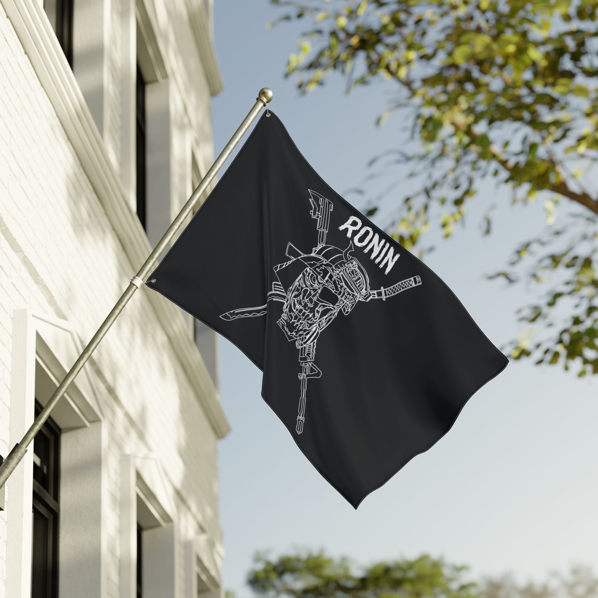 Charlie 2 Ronin- Black Double Sided Flag