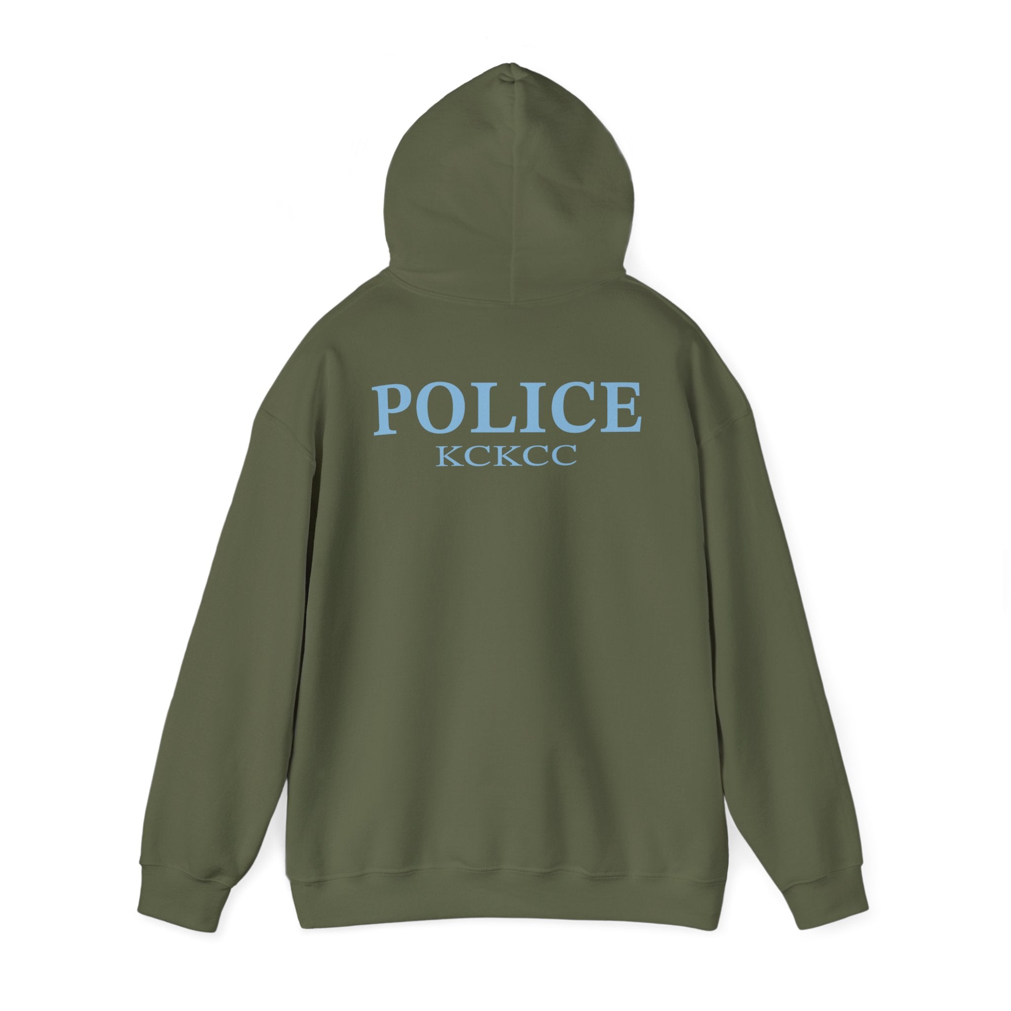 Kansas City College Police Blue Patch - Unisex Heavy Blend™ Hooded Sweatshirt