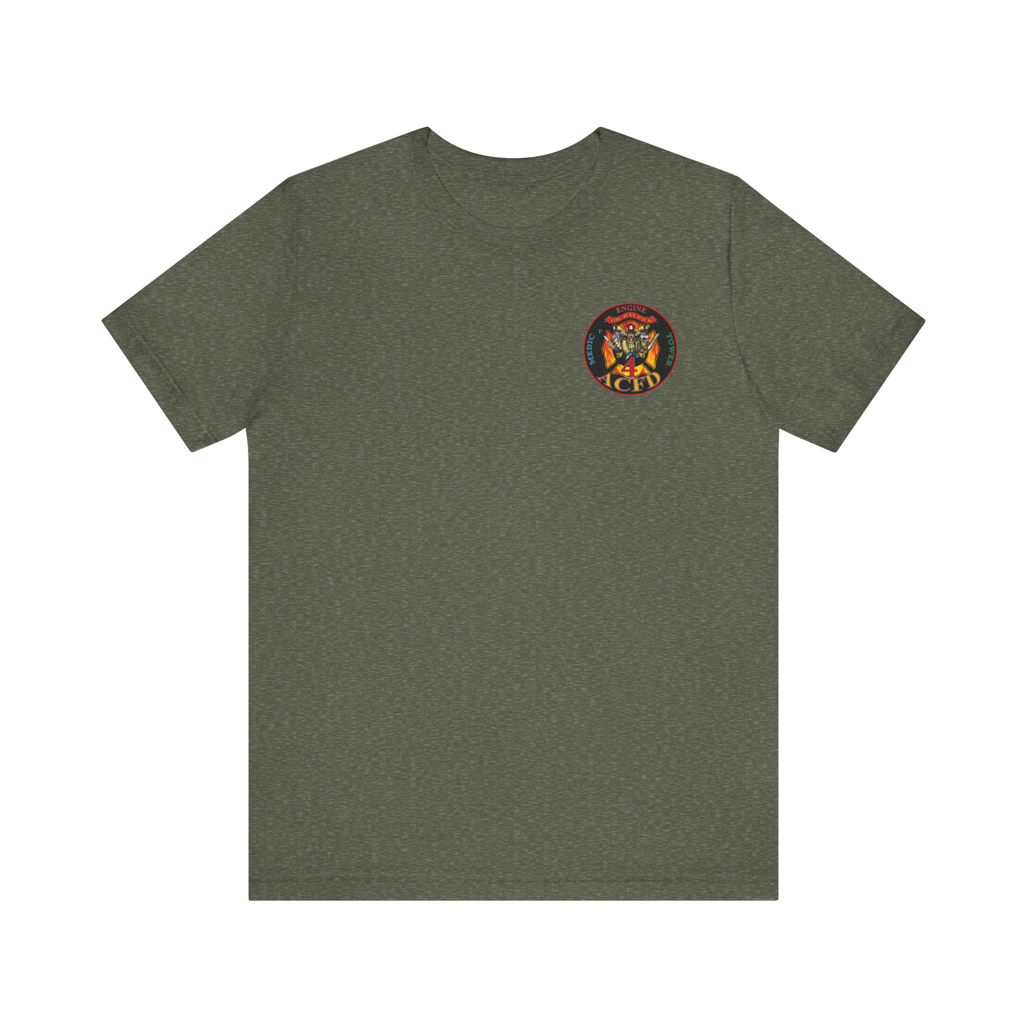 Station 4 RatPack Front AC4FD Back - Bella+Canvas Soft Unisex Tee